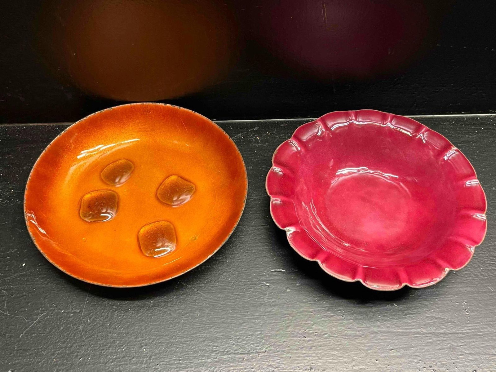Bongard MCM Enamel Copper Bowl & Dish (1 of 7)