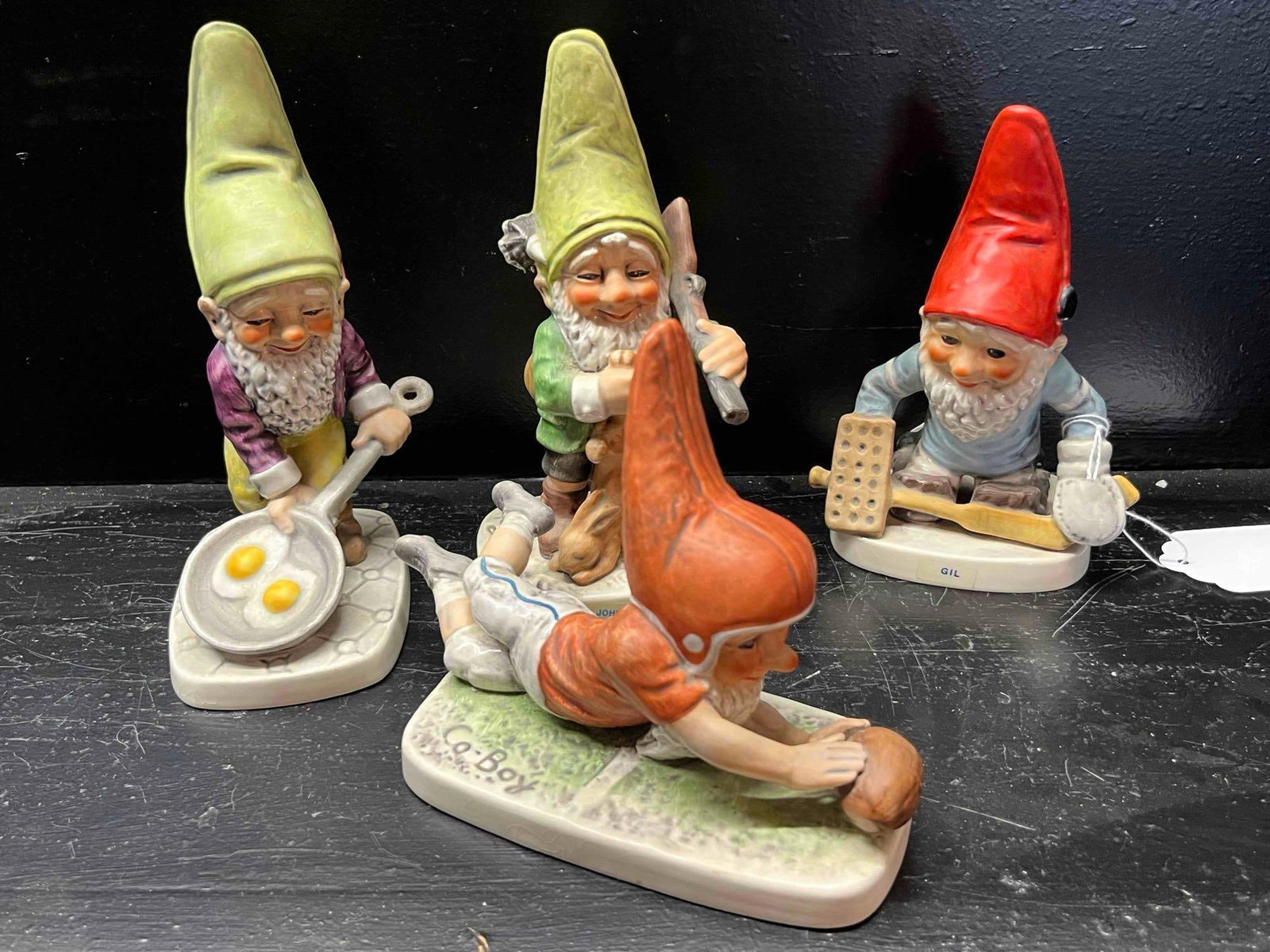Goebel Co-Boy Porc. Gnome Figurines (1 of 9)