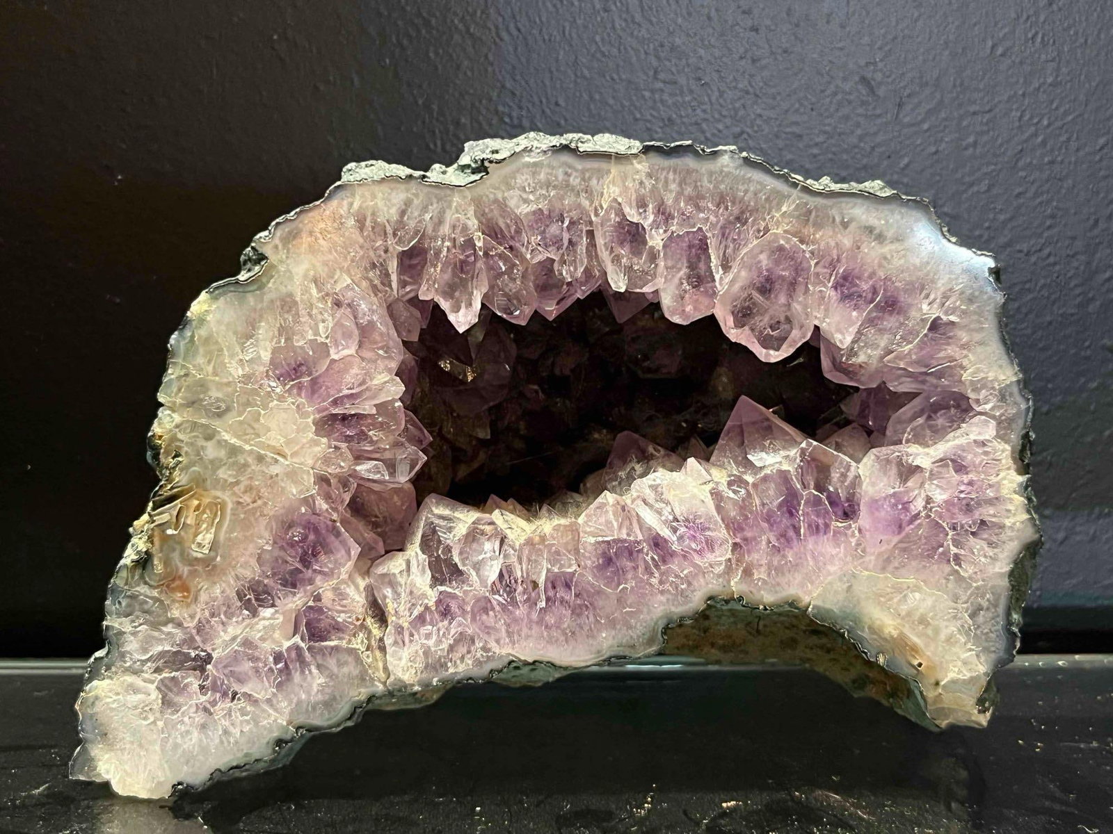 Amethyst Geode Section w/ Polished Face (1 of 4)
