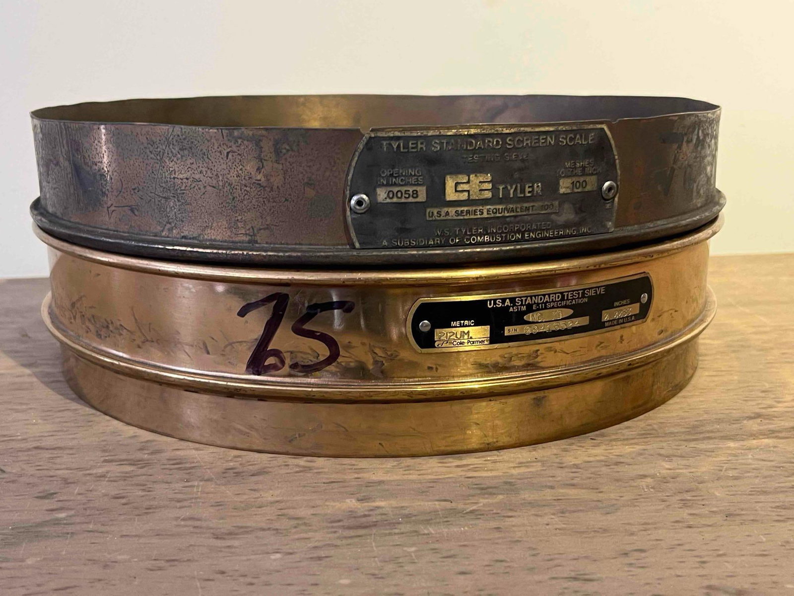 W.S. Tyler & Cole-Parmer Testing Sieves (1 of 5)