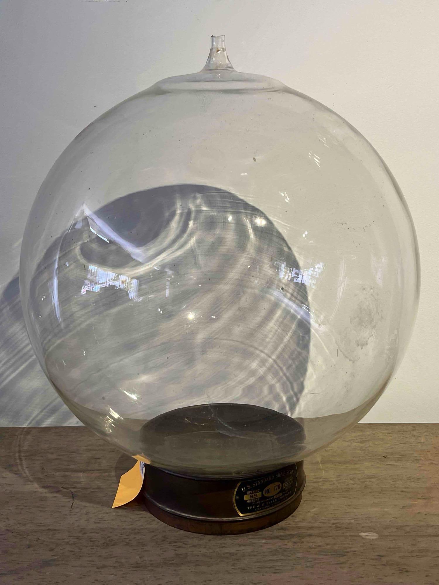Pyrex & Labglass Globe, W.S. Tyler Base (1 of 6)