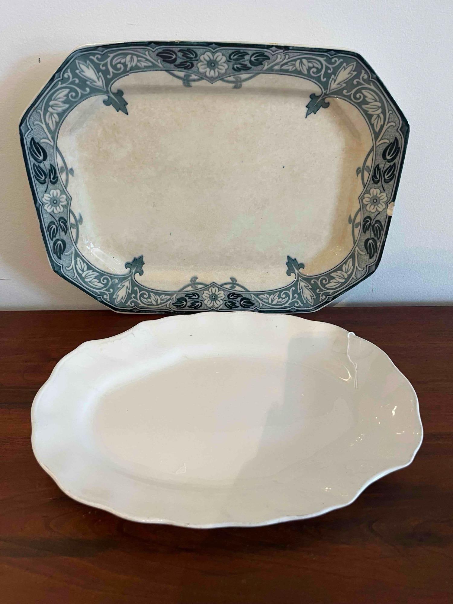 Two Ceramic Serving Platters (1 of 5)