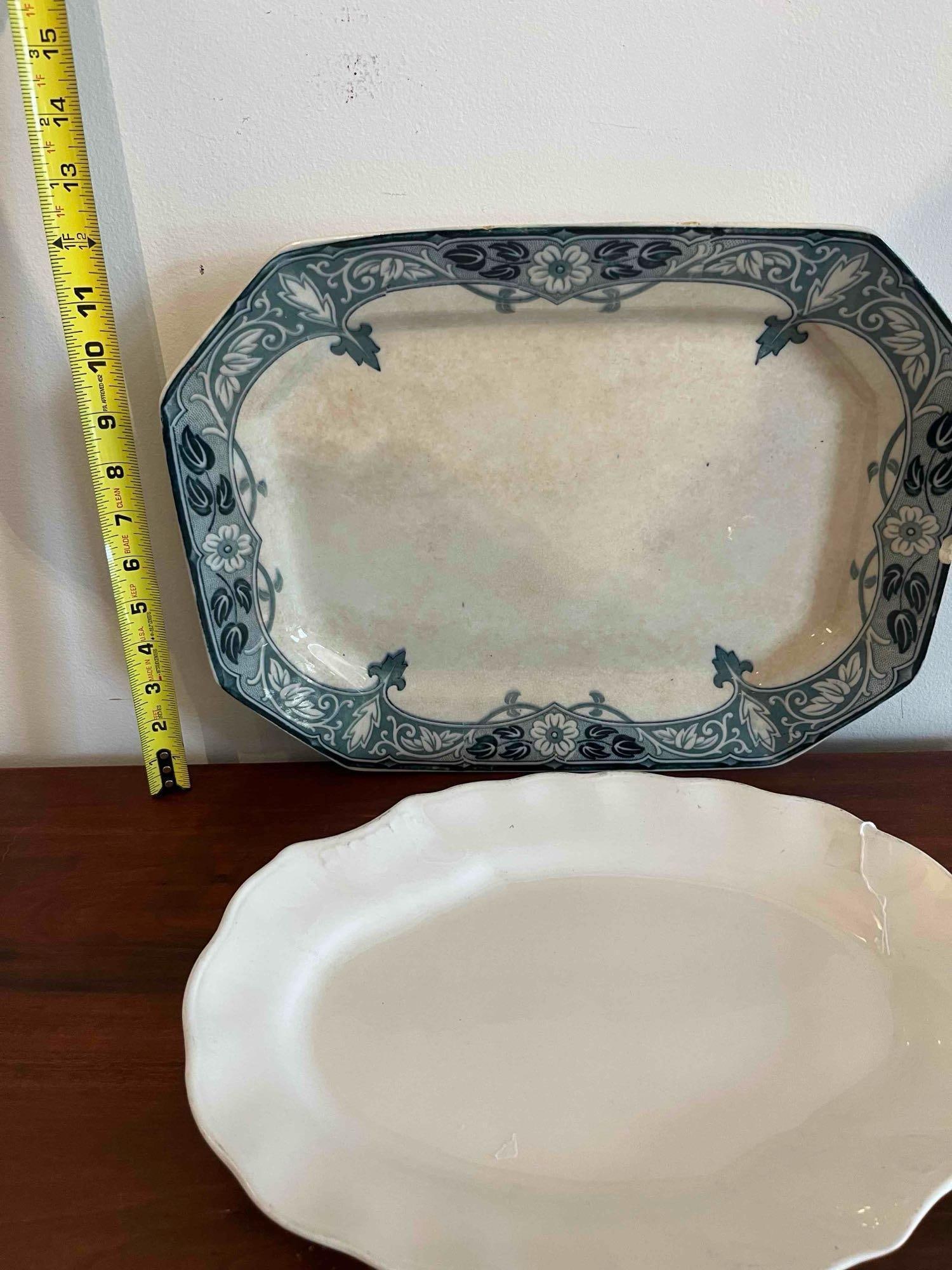 Two Ceramic Serving Platters - 3