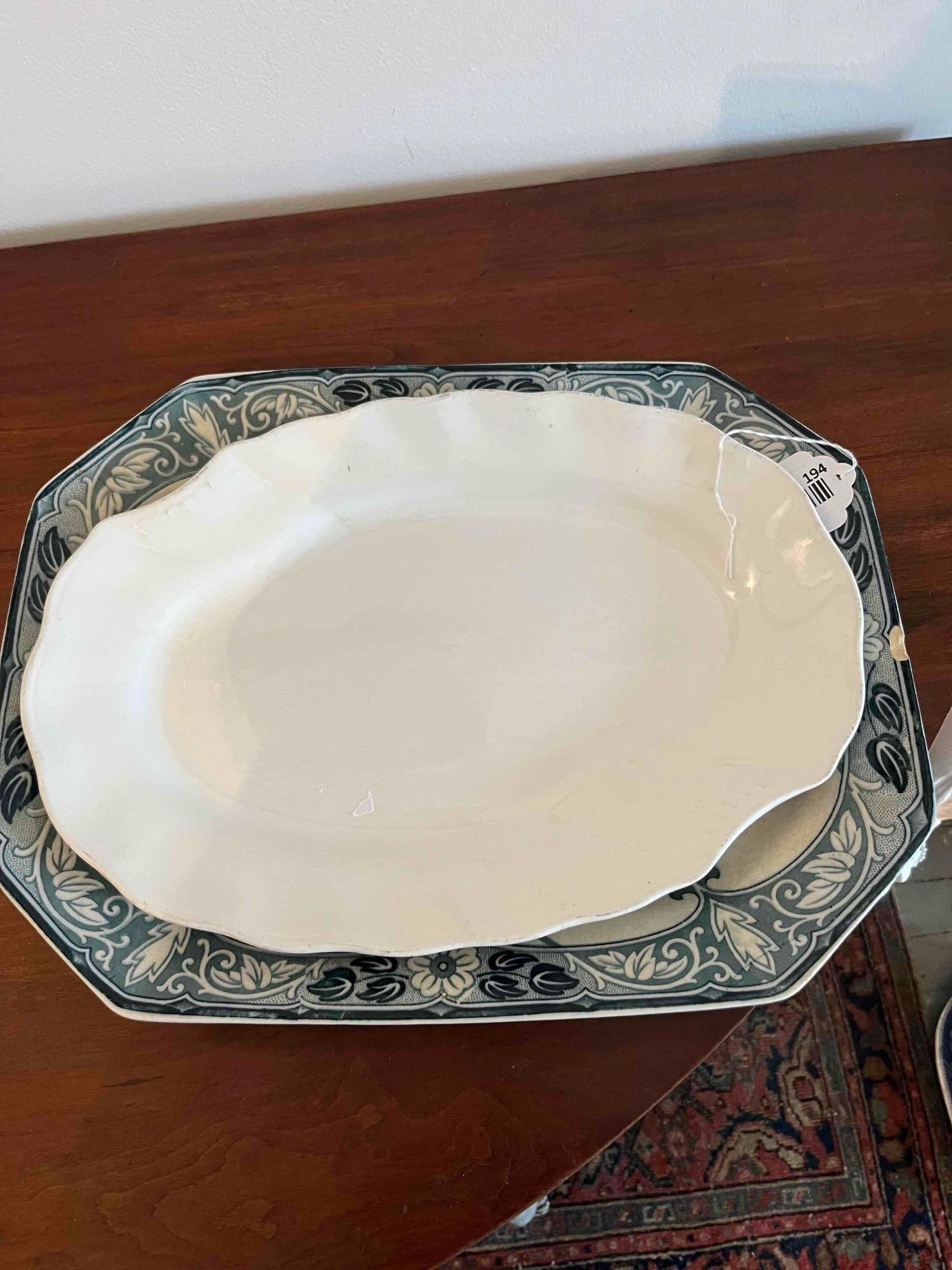 Two Ceramic Serving Platters - 5