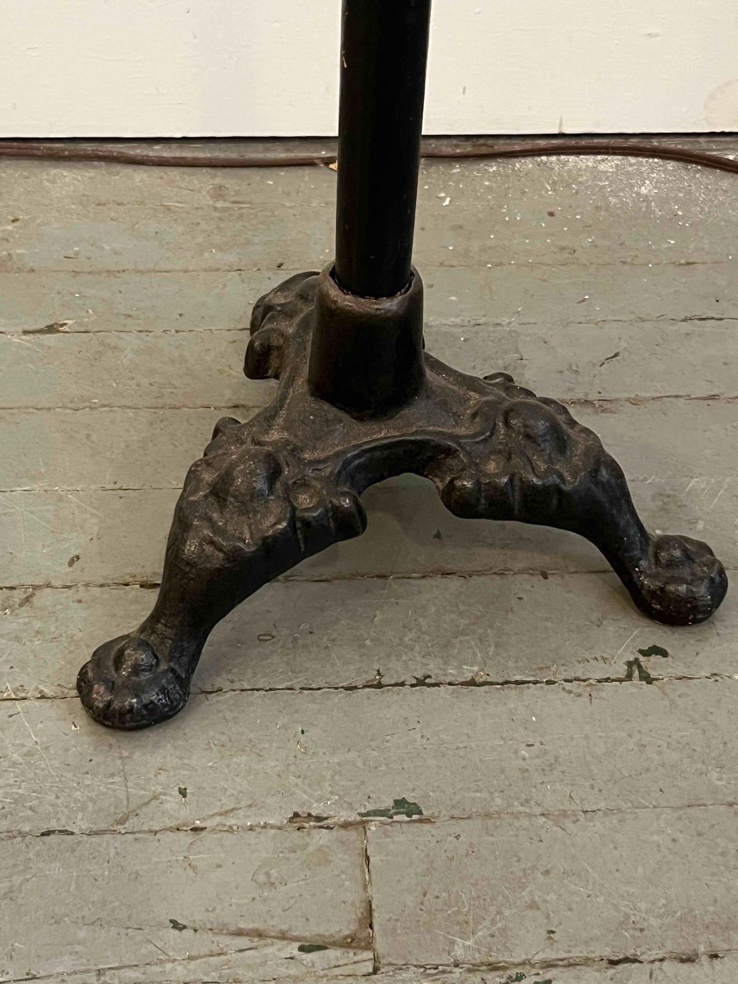 Fraternal Processional Cross, Iron Base - 4