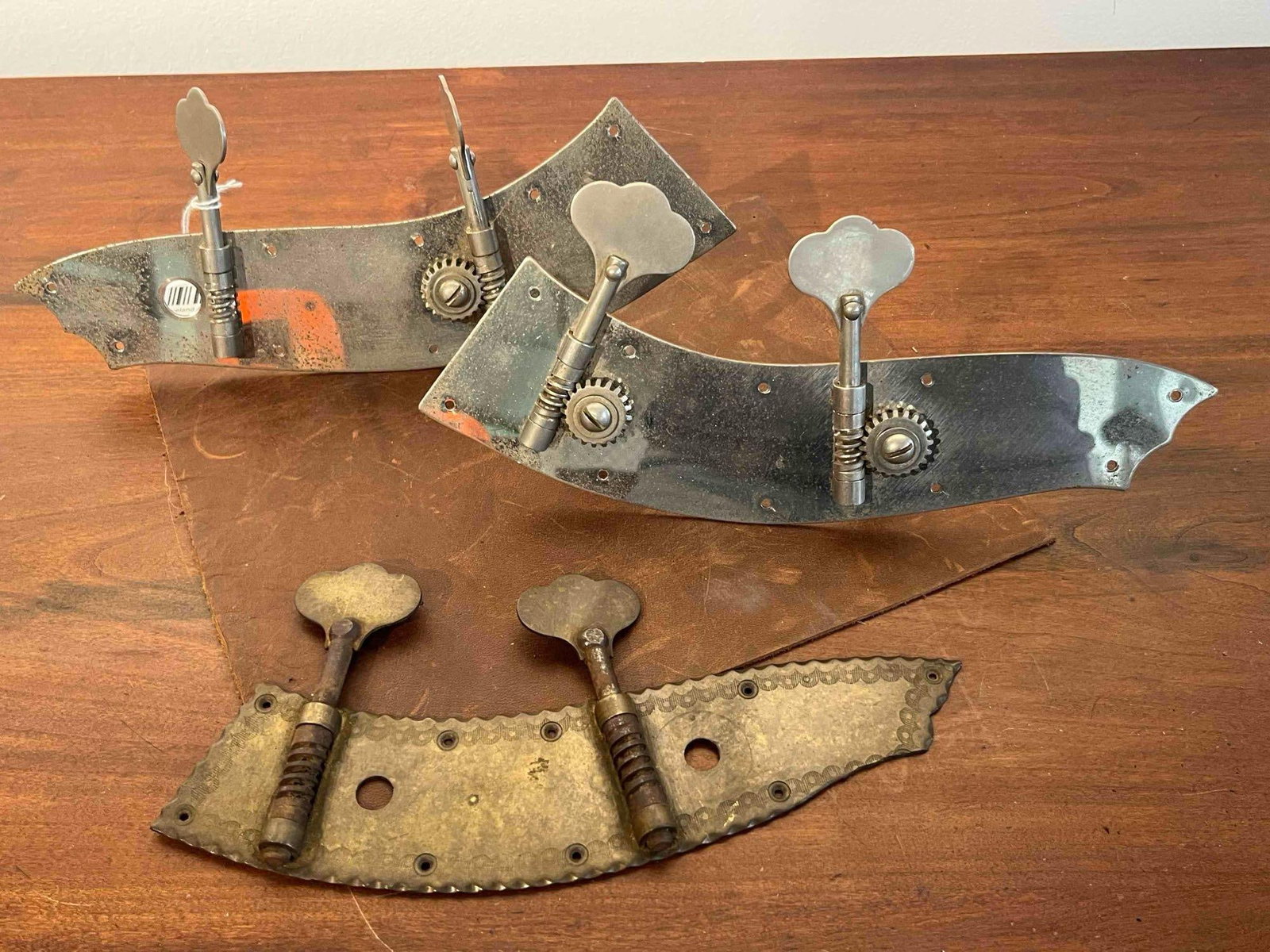 Upright Bass Tuning Machine Plates (1 of 7)