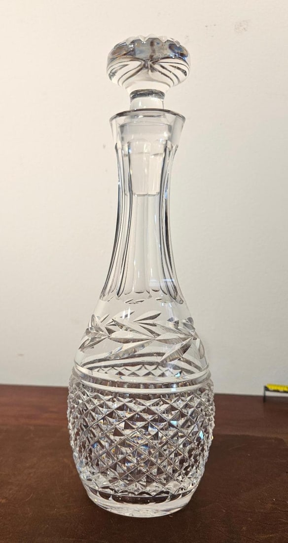 Cut Crystal Cordial Decanter w/ Stopper (1 of 4)