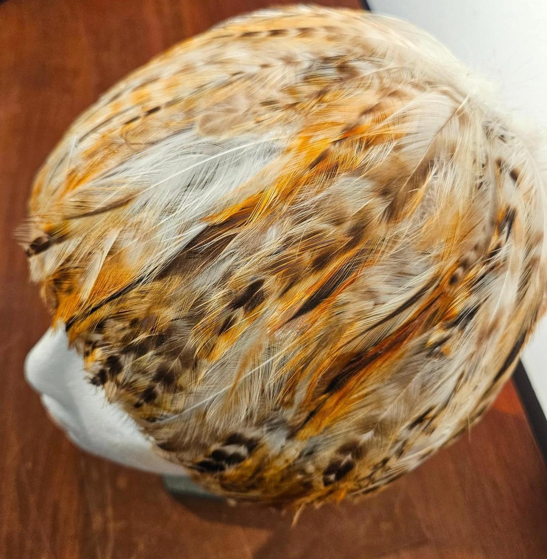 Pheasant Feather Bob Headpiece - 2