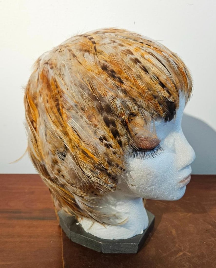 Pheasant Feather Bob Headpiece - 4