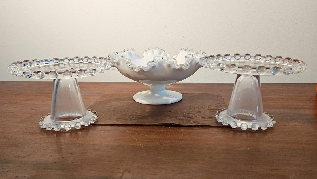Fenton Silver Crest & Imperial Stands (1 of 5)