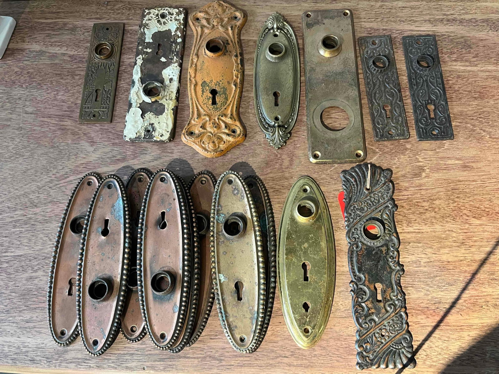 16 Cast Metal Door Escutcheons (1 of 7)