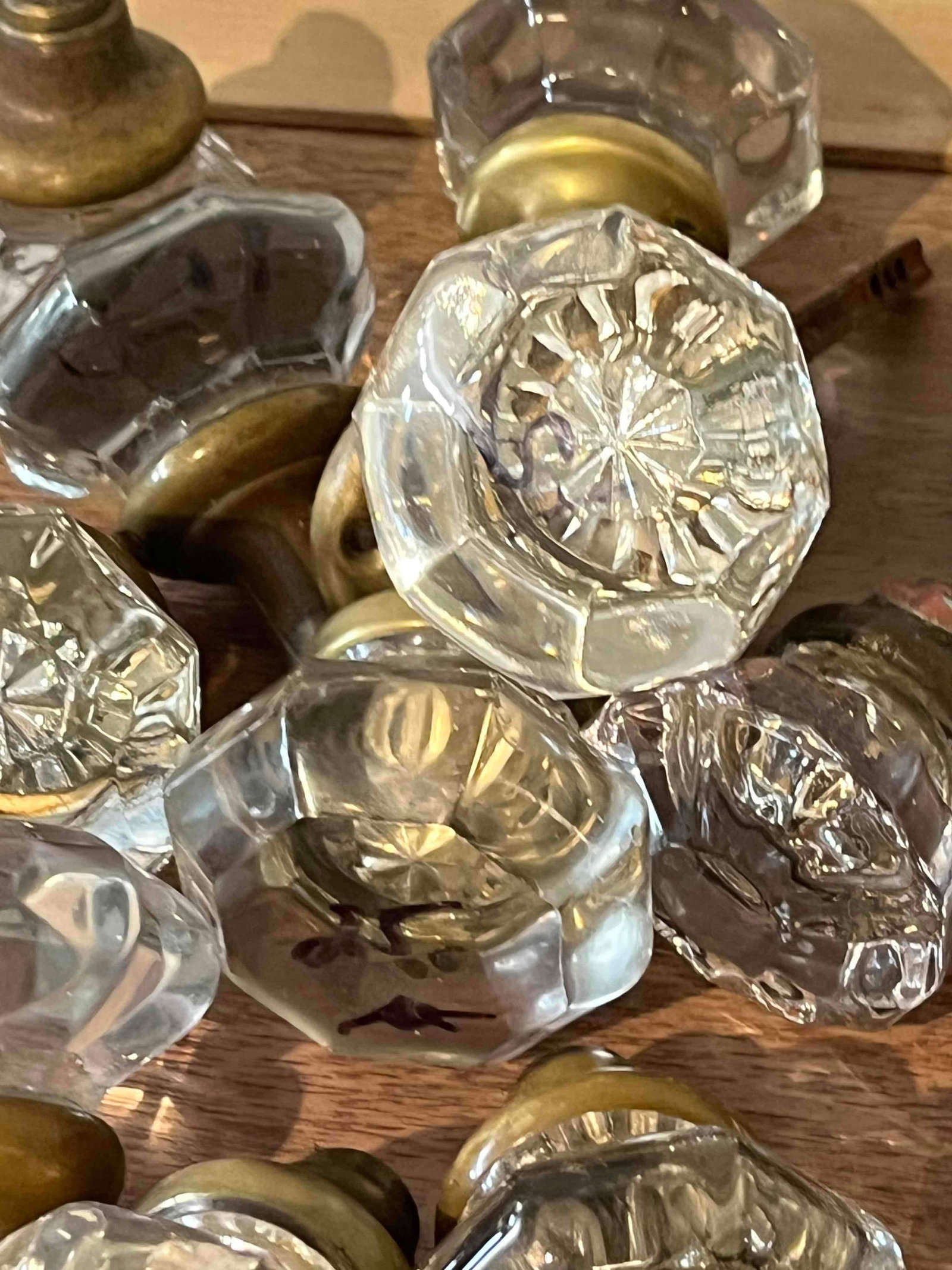 15 Molded Glass Door Knobs - 5