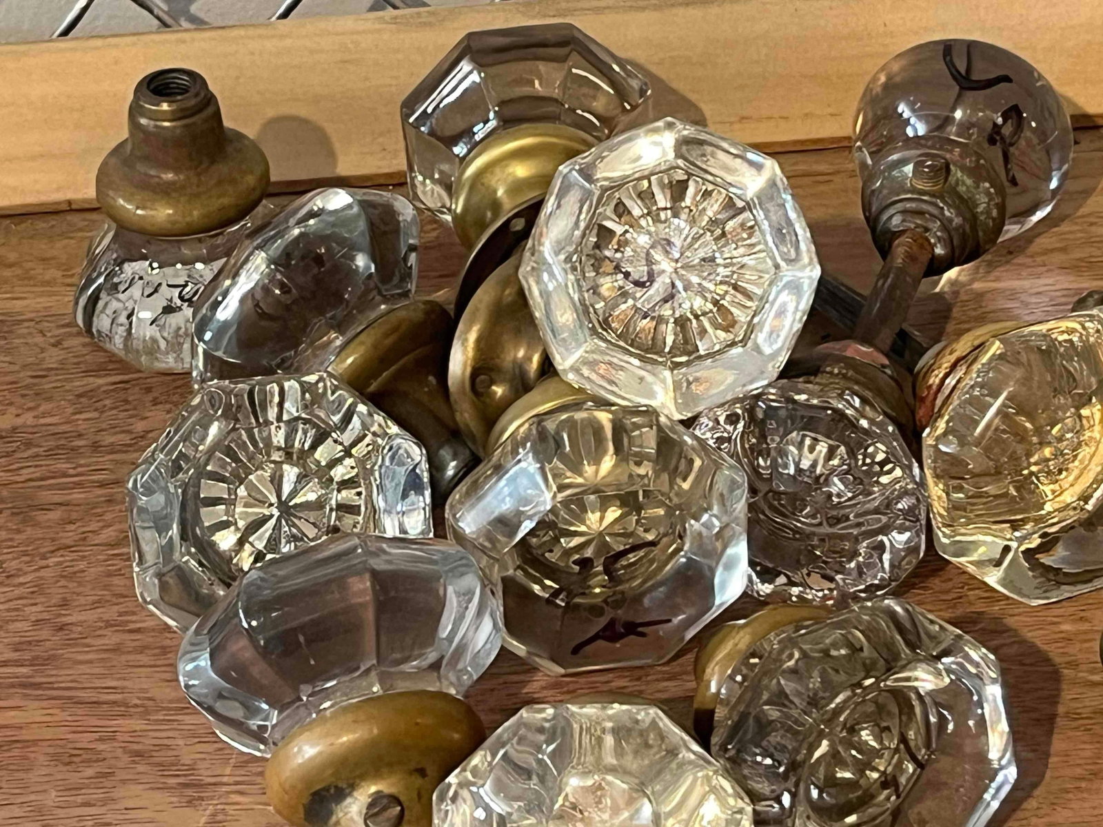 15 Molded Glass Door Knobs - 6