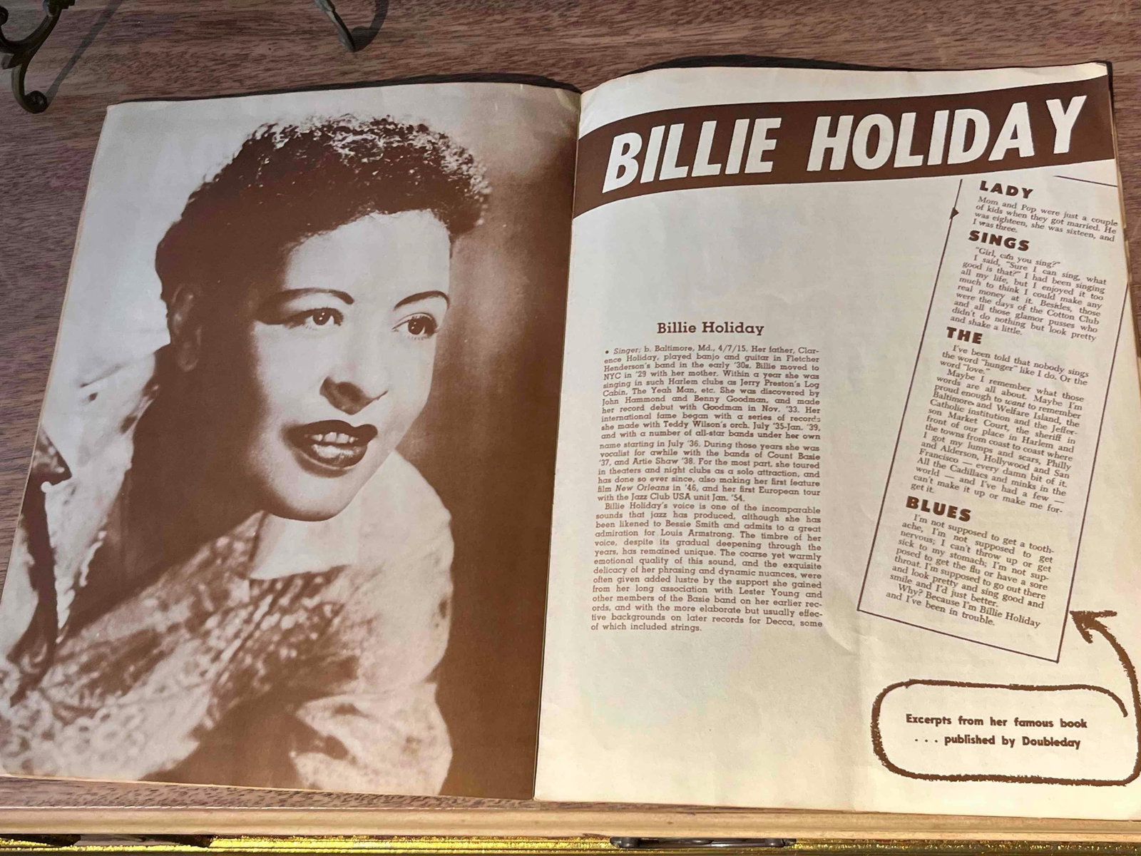 Program Pub Jazz Program & Easel c.1957 - 5