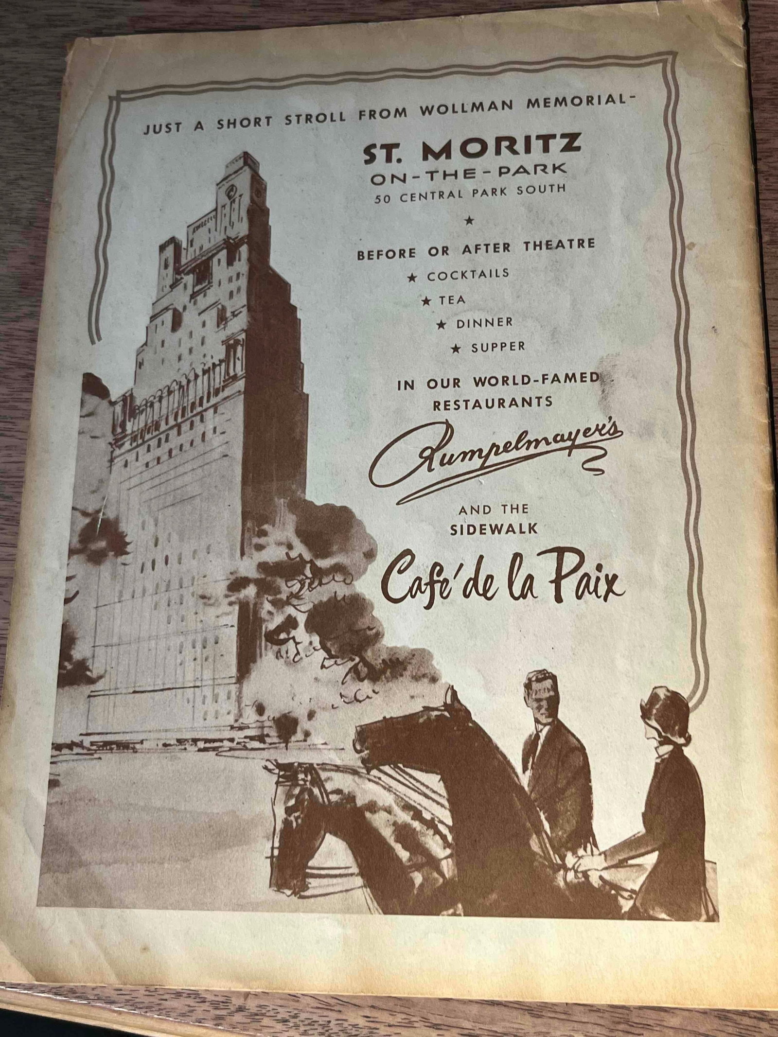 Program Pub Jazz Program & Easel c.1957 - 7