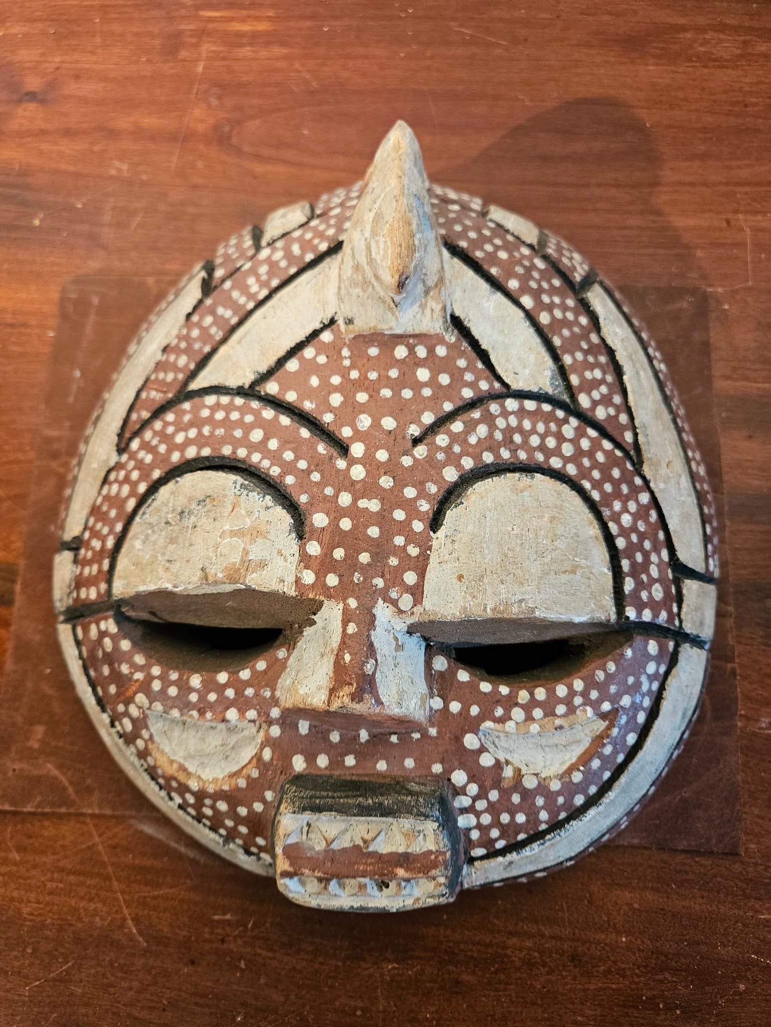 West African Wood Owl Spirit Mask (1 of 3)