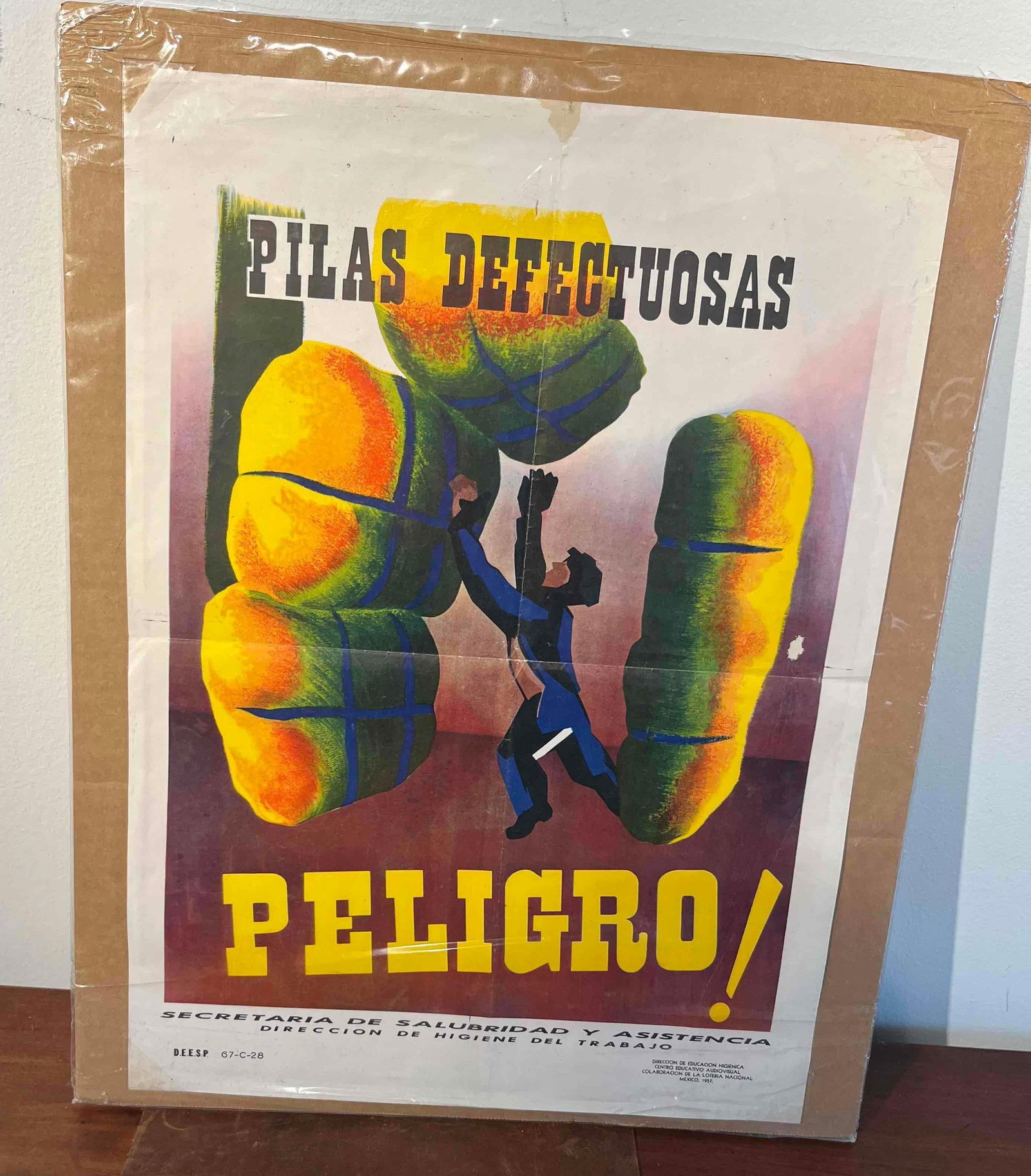 1957 Mexican Health Industrial Poster (1 of 3)