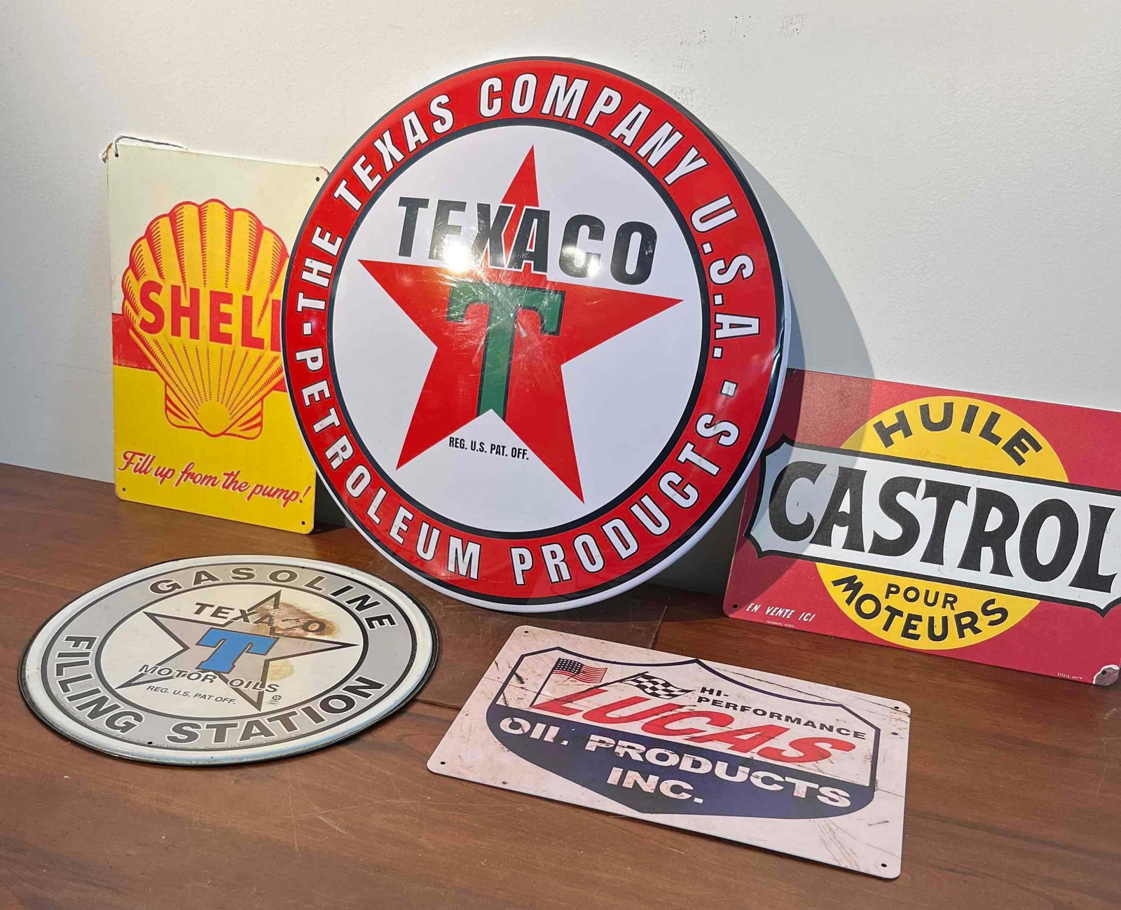 Set 5 Automotive & Petroleum Signs (1 of 7)