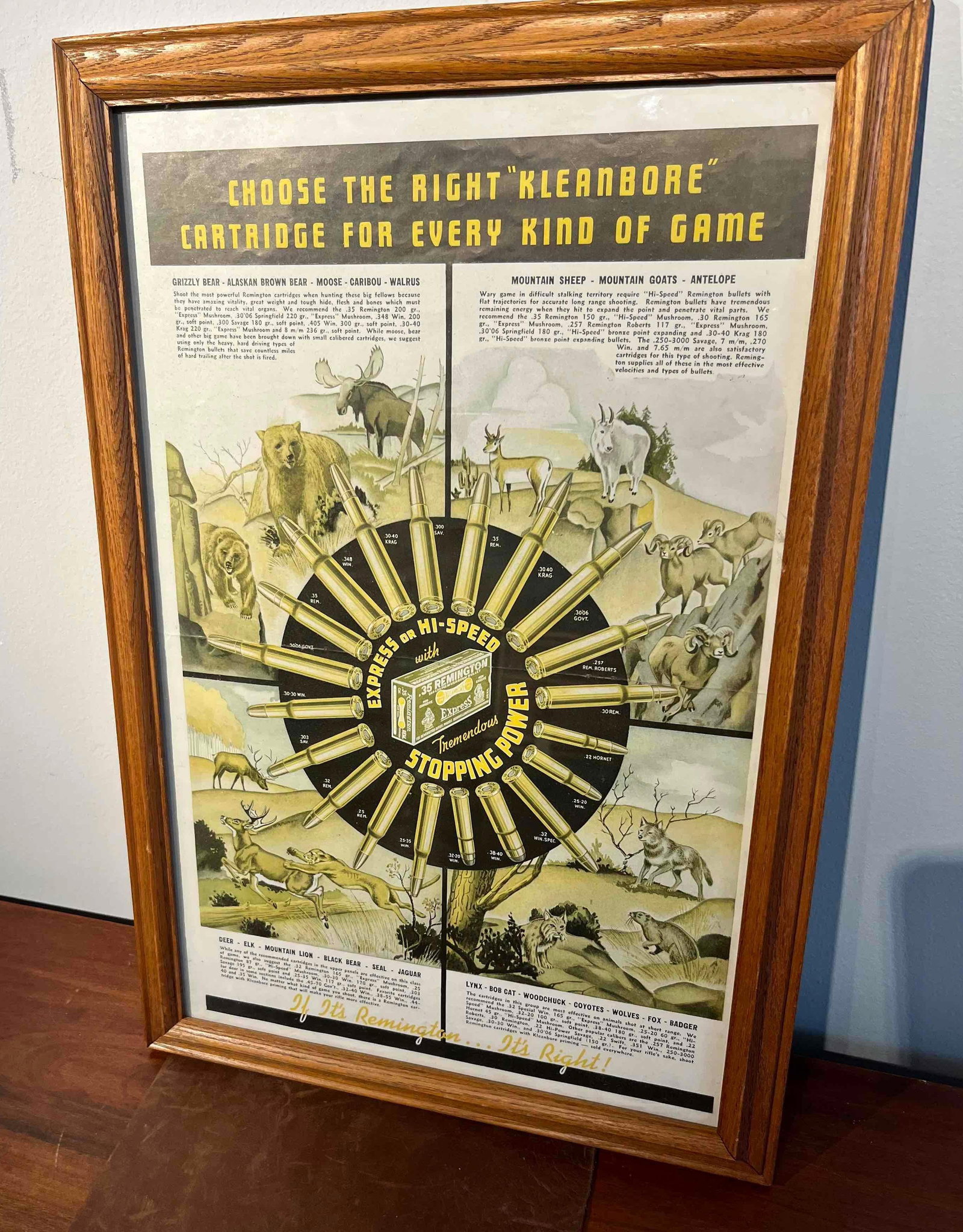 Remington Kleanbore Hunting Poster (1 of 5)
