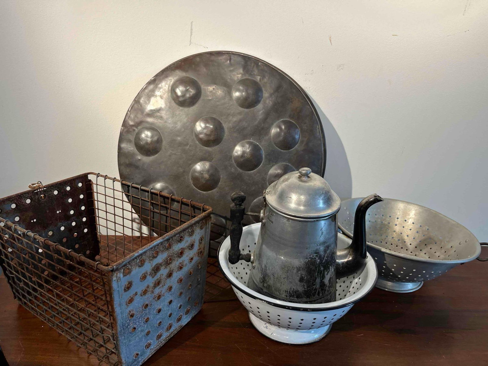 Set 5 Kitchen Metalware Items (1 of 6)