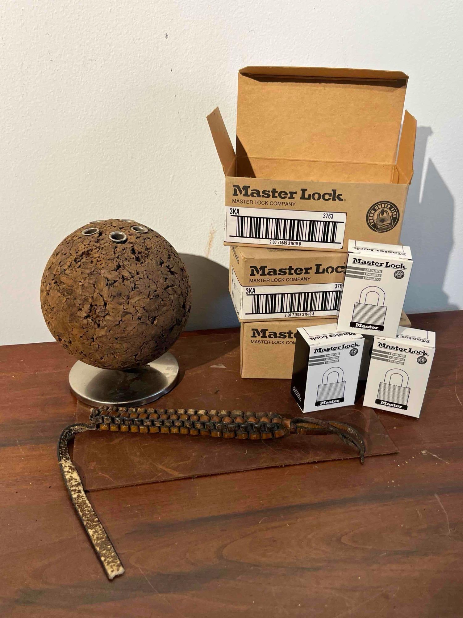 Master Lock 3KA Padlocks, Cork & Strap (1 of 7)