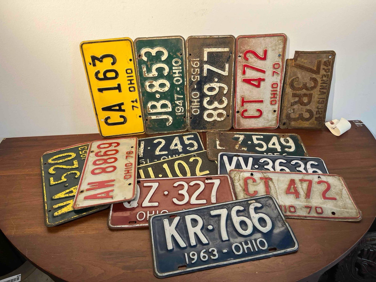 Ohio & Pennsylvania License Plates (1 of 6)
