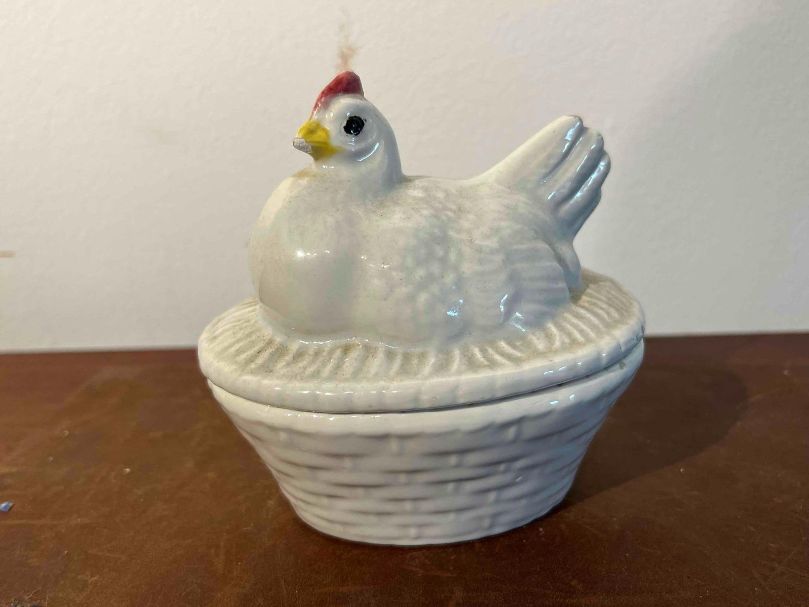 Luster Ceramic Hen on Nest Covered Dish (1 of 7)
