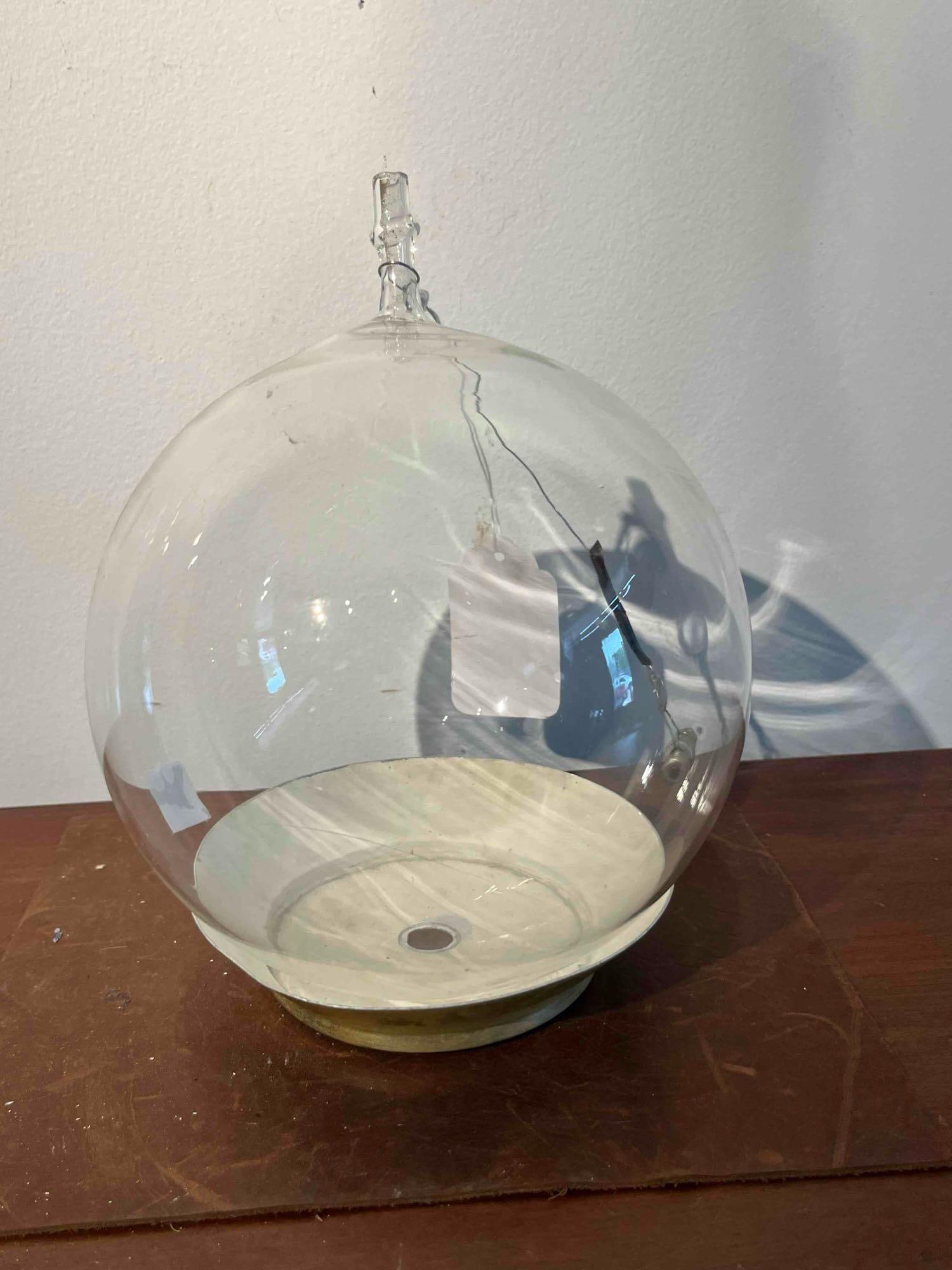 Blown Glass Scientific Globe w/ Base (1 of 4)