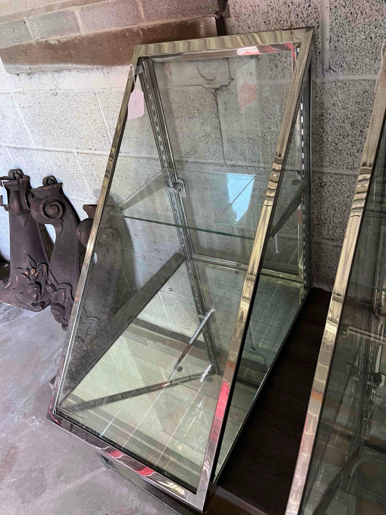 Chrome & Glass Slanted-Front Cases (1 of 3)