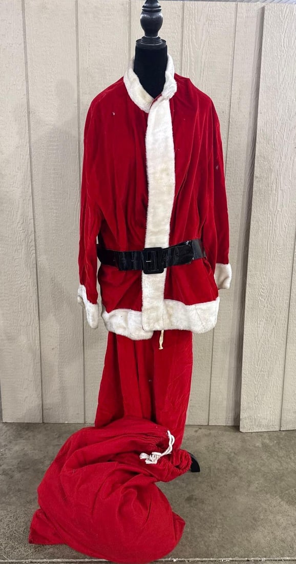 Red Velvet Santa Claus Suit (1 of 6)