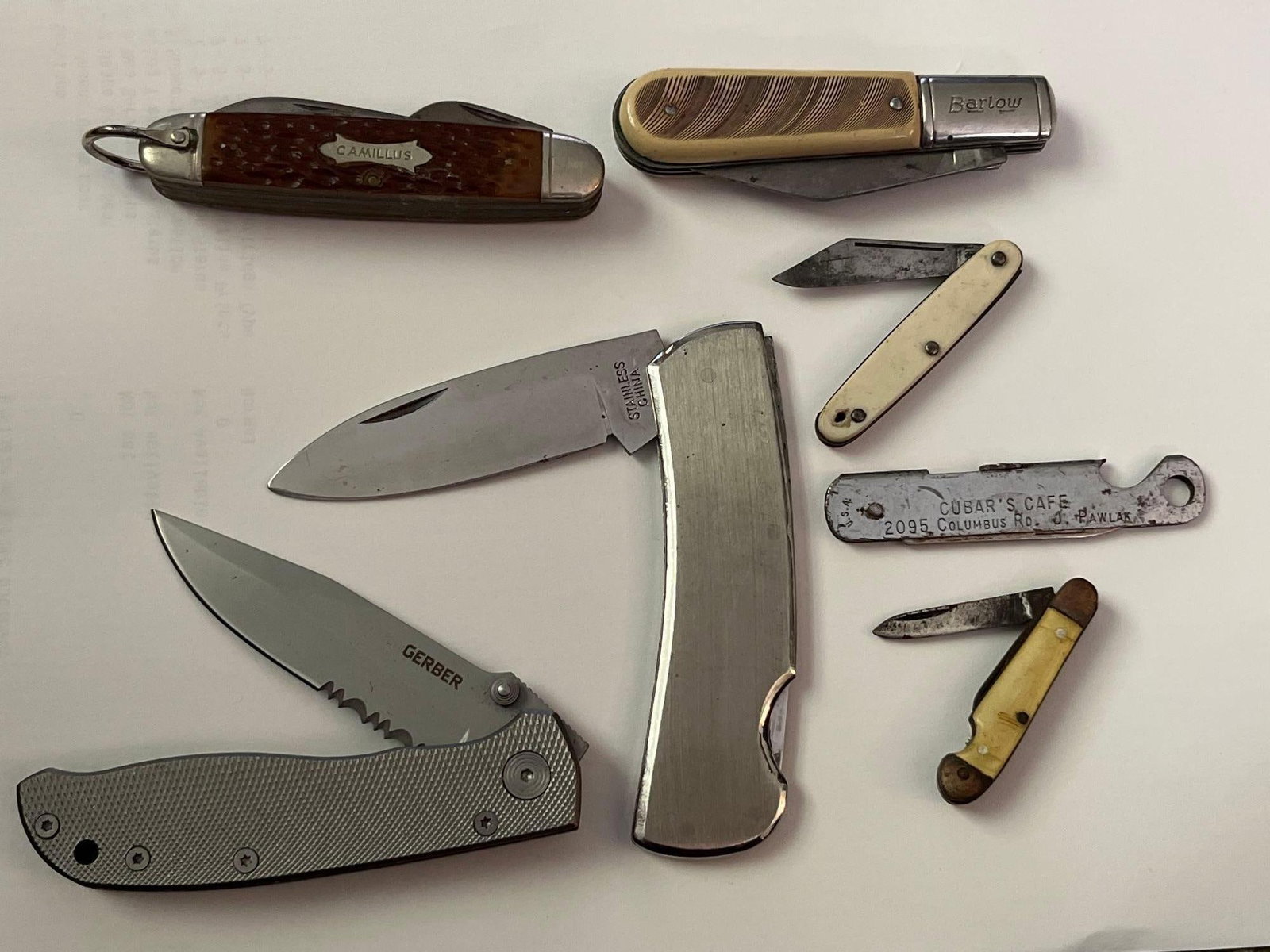 7 Camillus, Colonial & Gerber Knives (1 of 5)