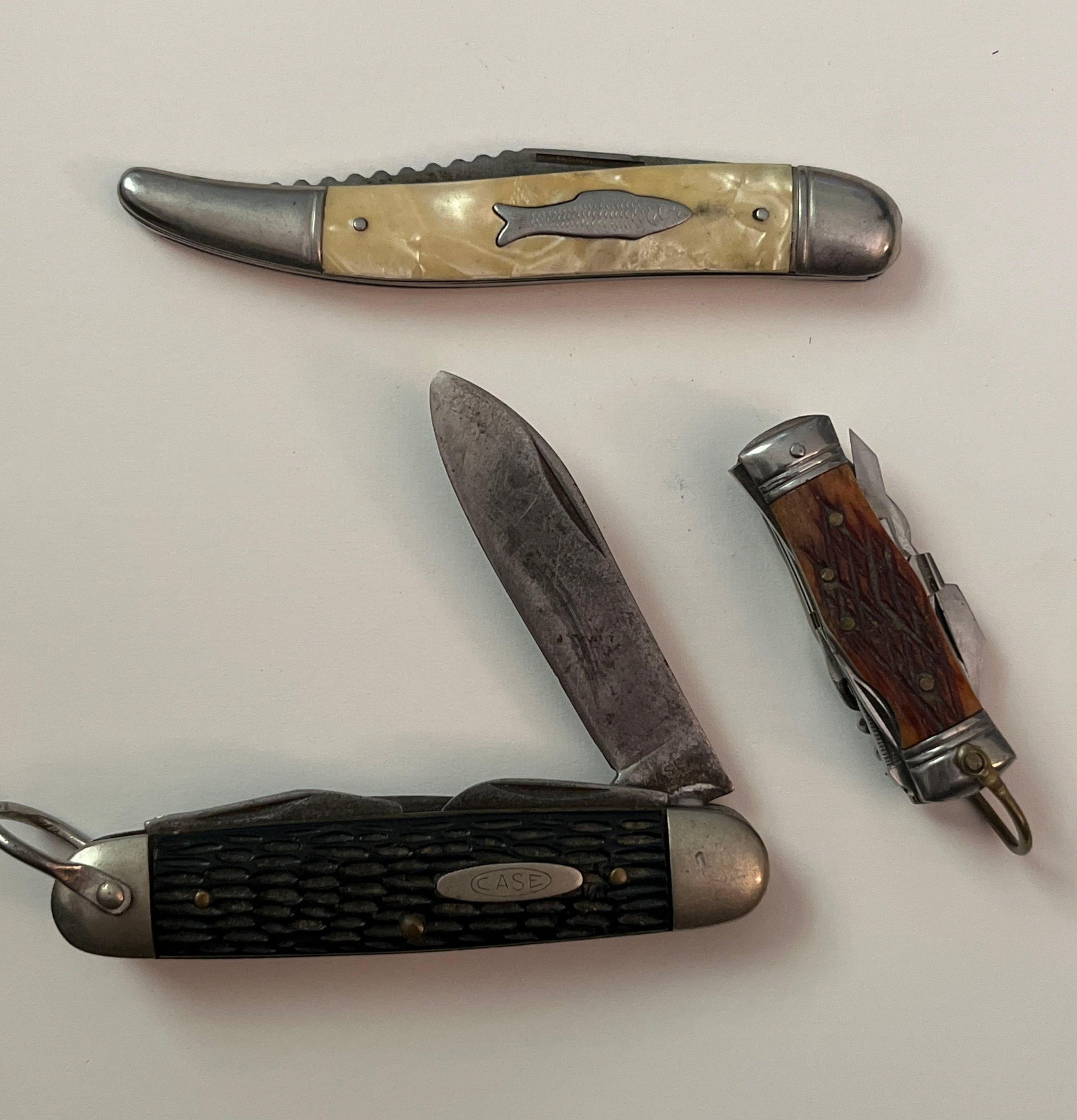 Set 3 Case & Folding Pocket Knives (1 of 5)