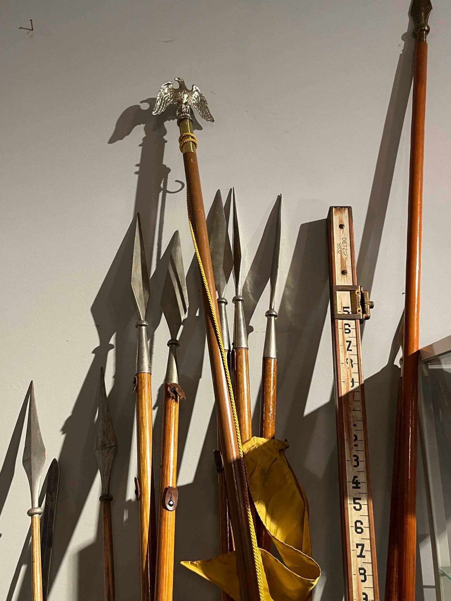Spears, Eagle Flagpole & Dietzgen Rod (1 of 5)