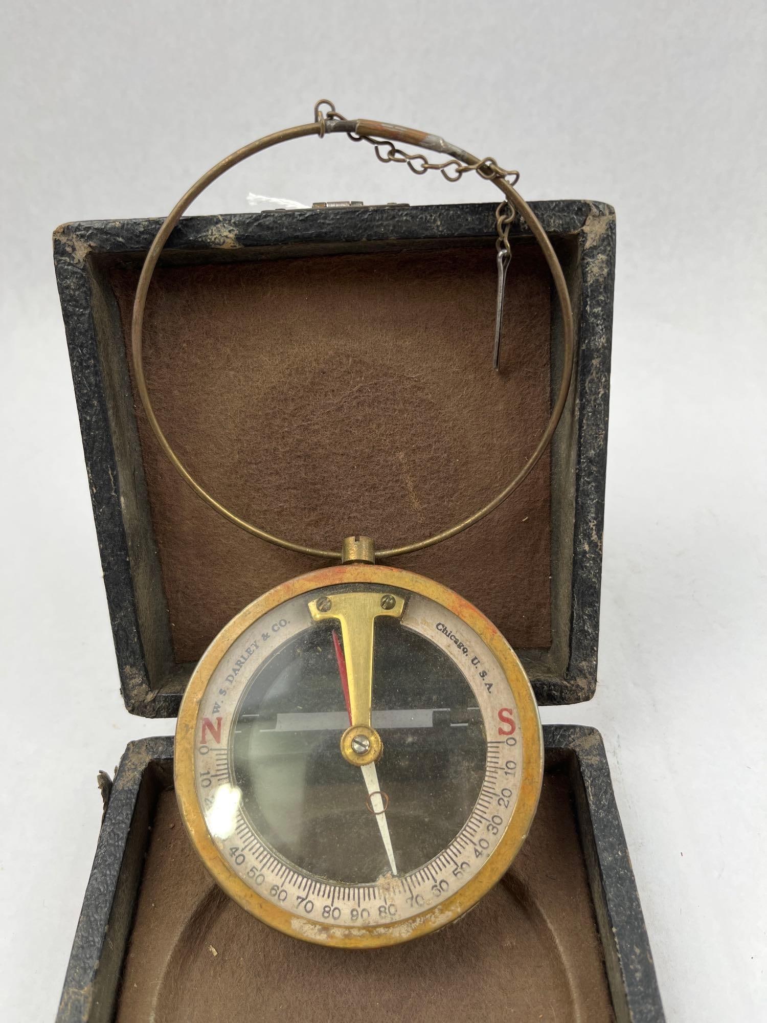 W.S. Darley & Co. Brass Mining Compass - 4