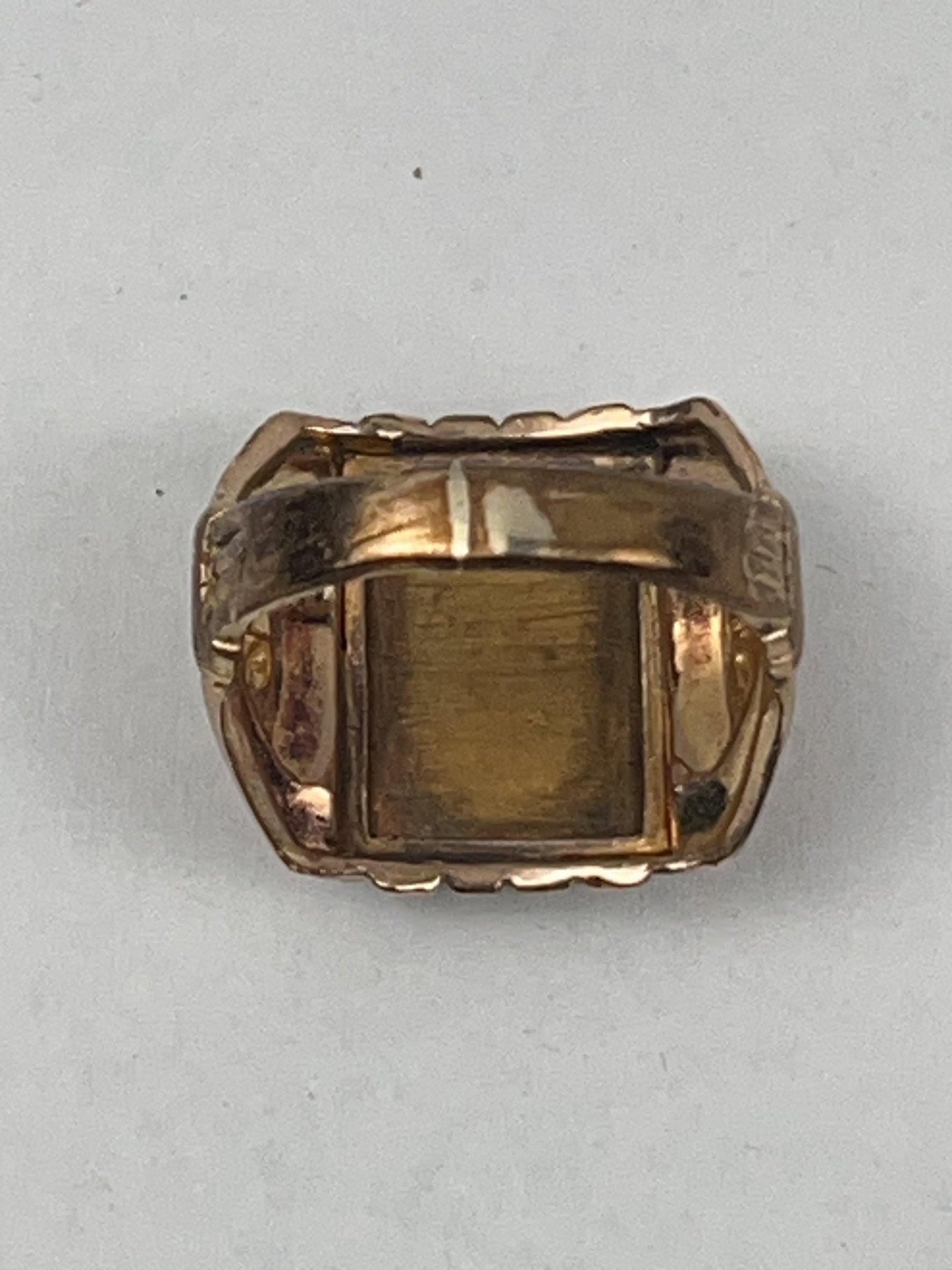 Marathon Hematite Centurion Signet Ring - 2