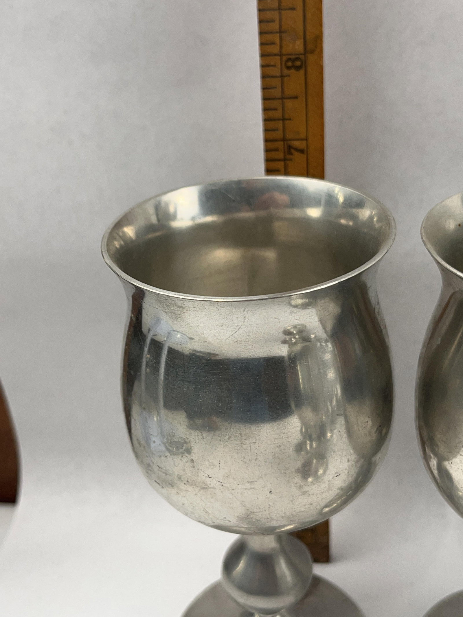 Set 23 Indonesian Pewter Goblets - 2