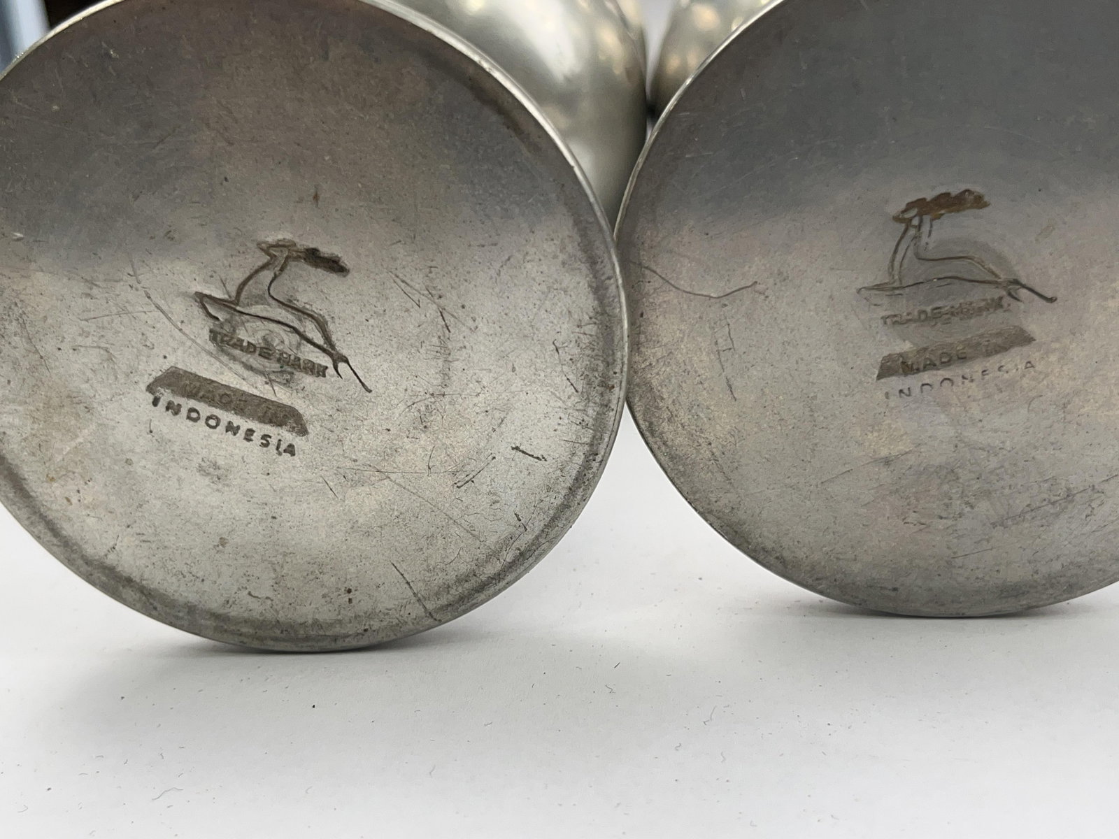 Set 23 Indonesian Pewter Goblets - 3
