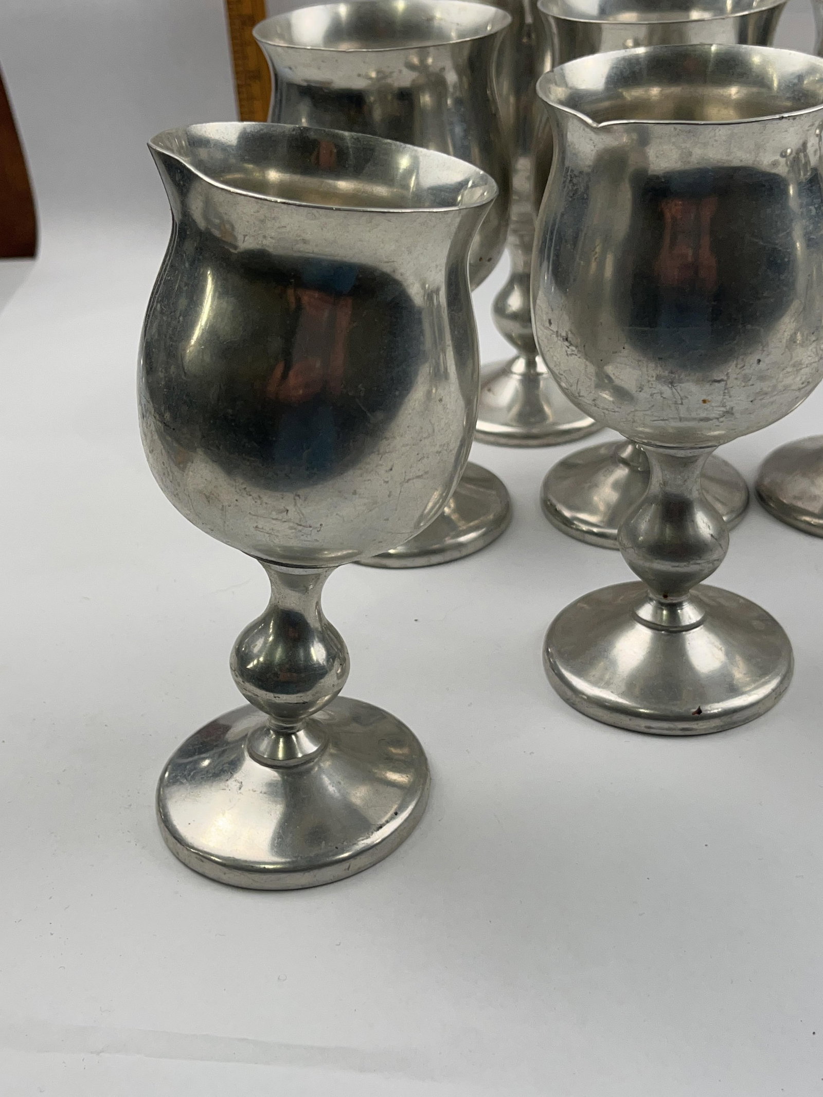 Set 23 Indonesian Pewter Goblets - 5