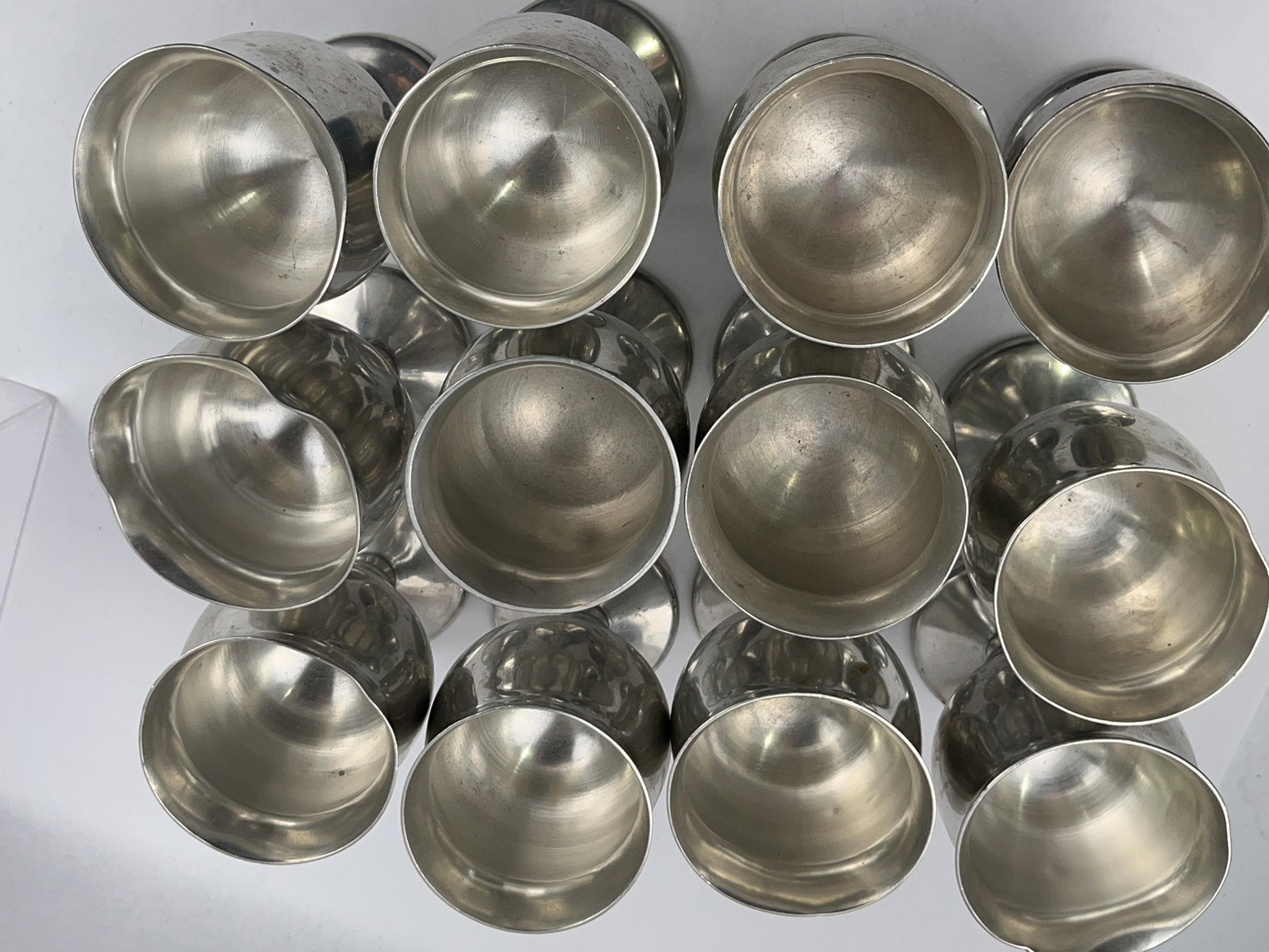 Set 23 Indonesian Pewter Goblets - 6