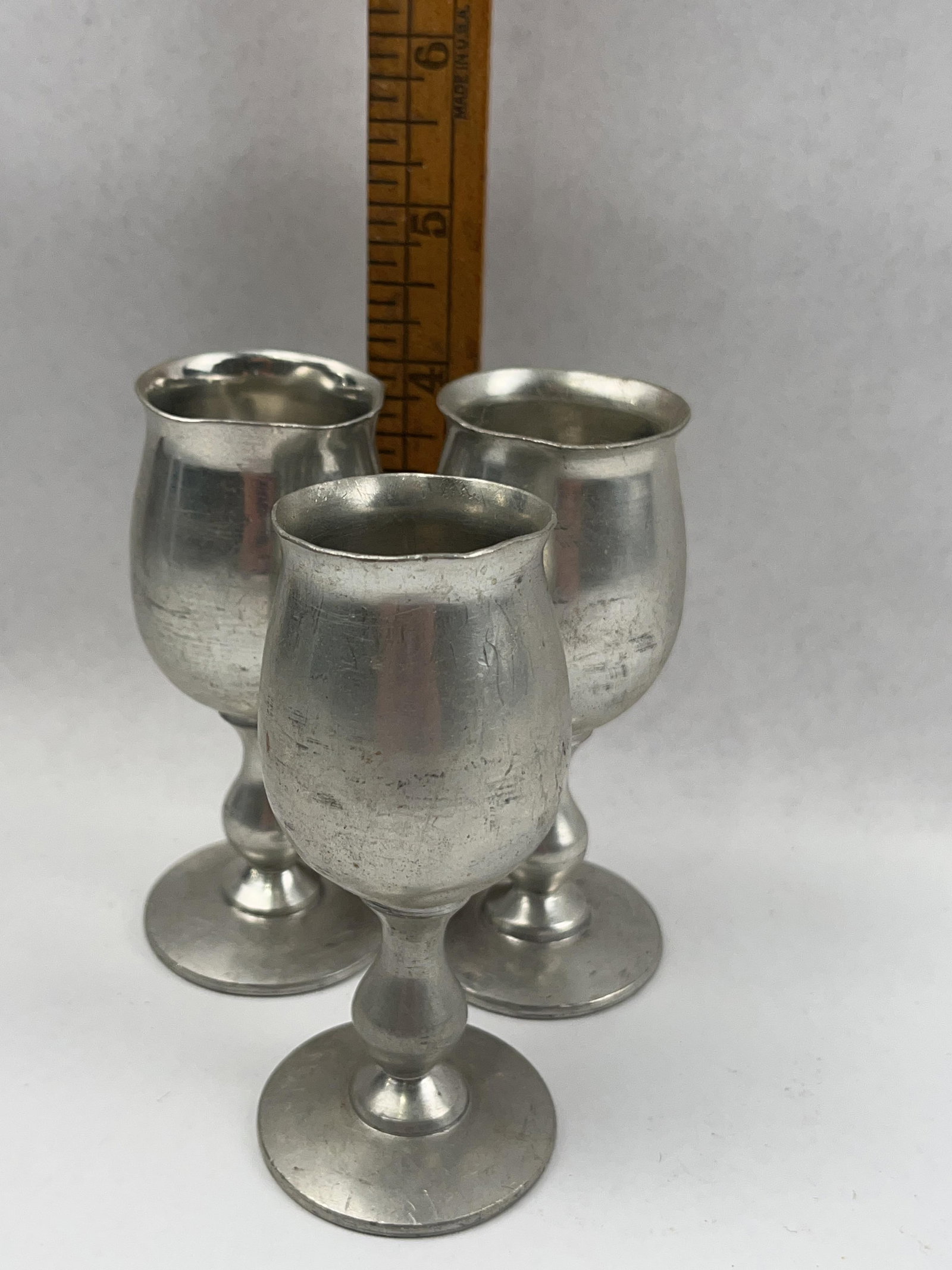 Set 23 Indonesian Pewter Goblets - 7