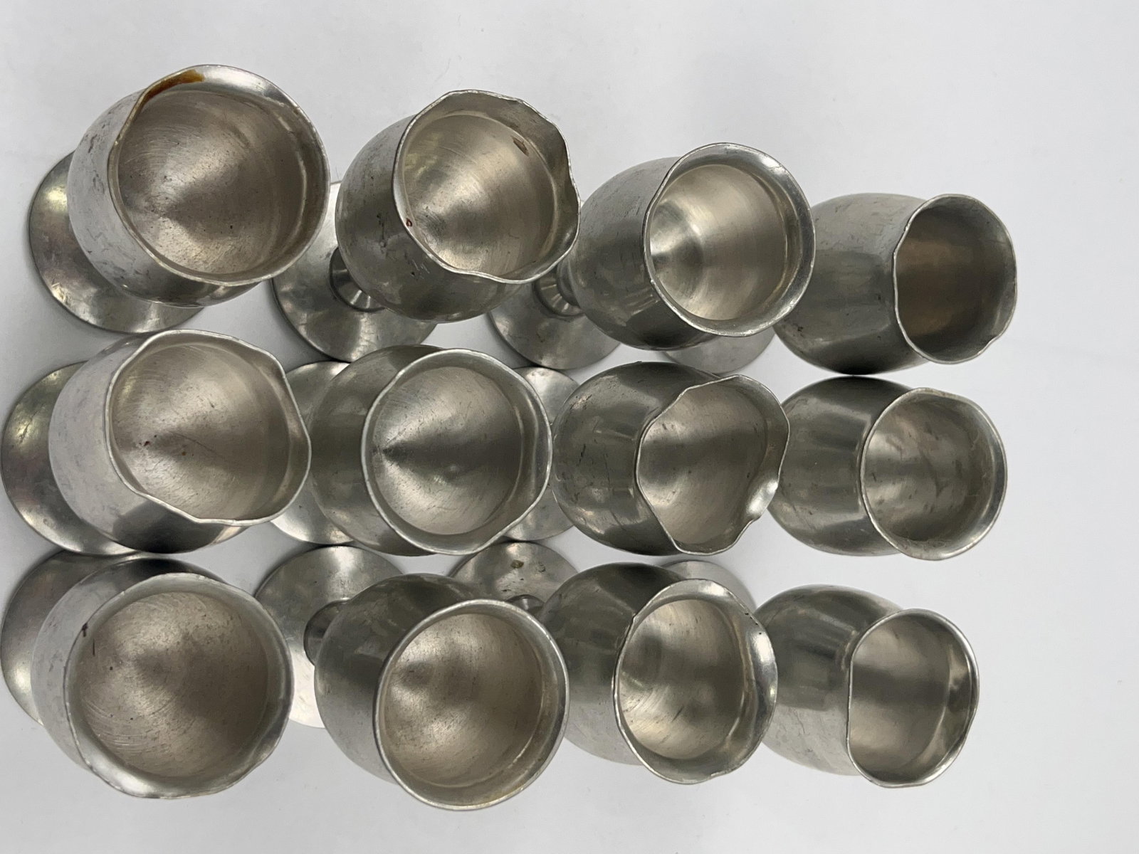 Set 23 Indonesian Pewter Goblets - 9