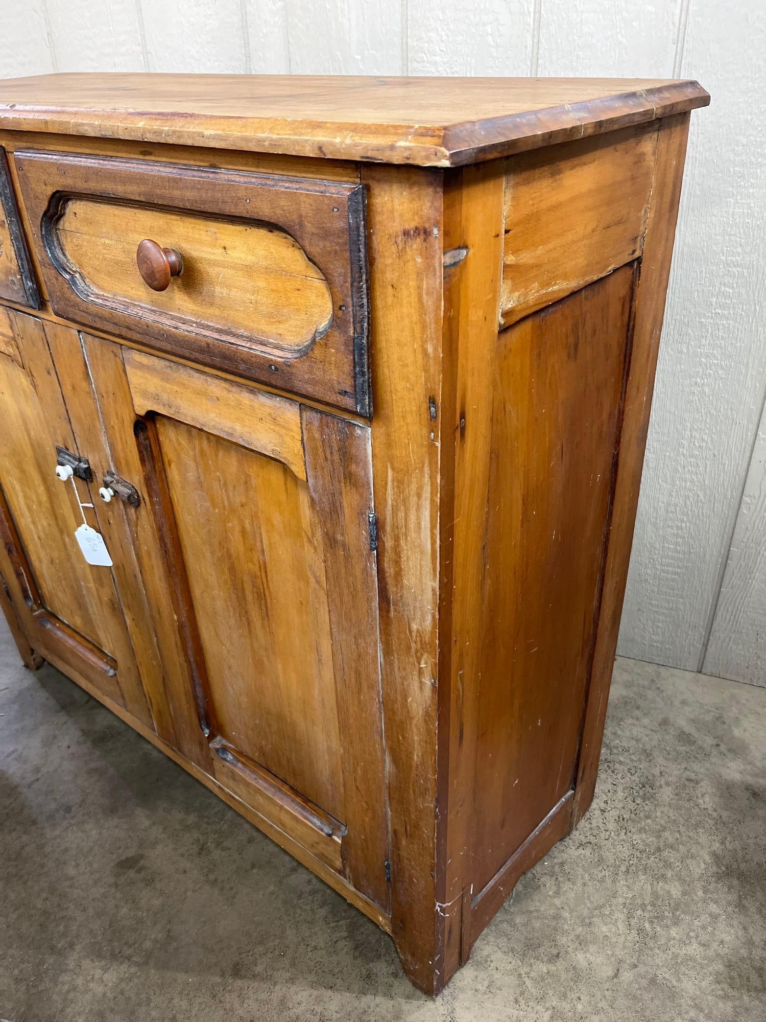 American Primitive Pine Jelly Cupboard - 3
