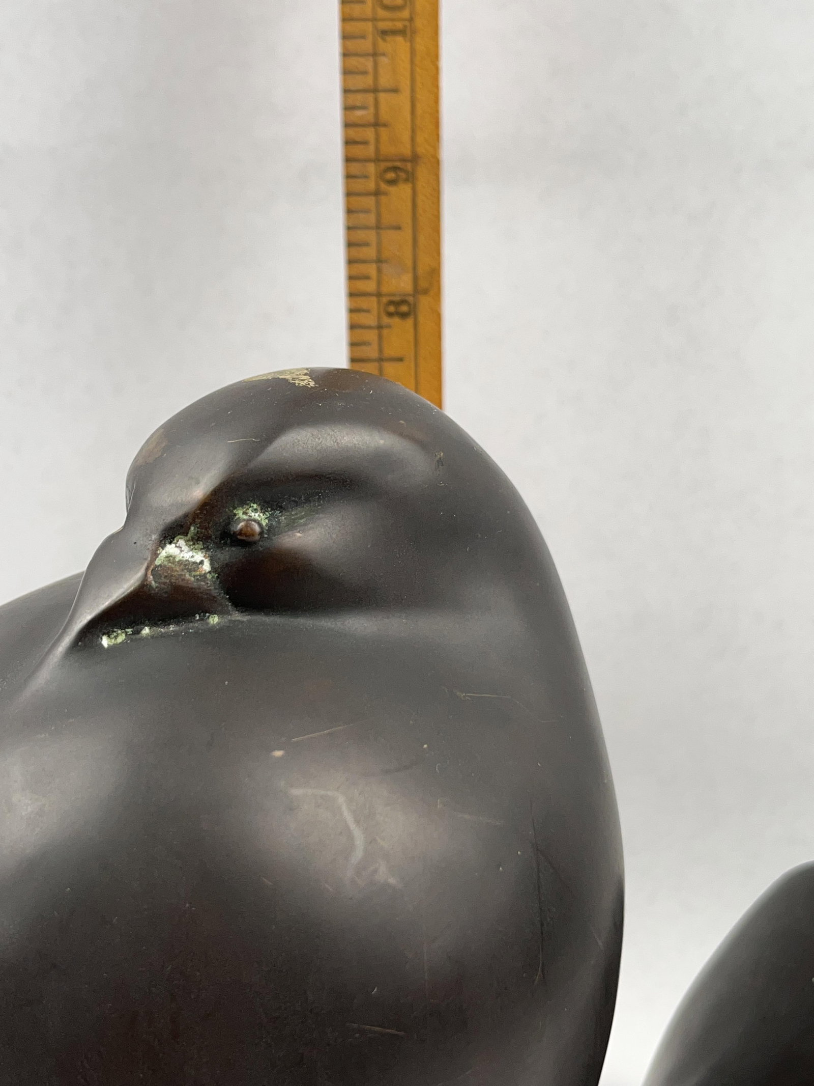Bronze Sleeping Bird Sculpture - 2