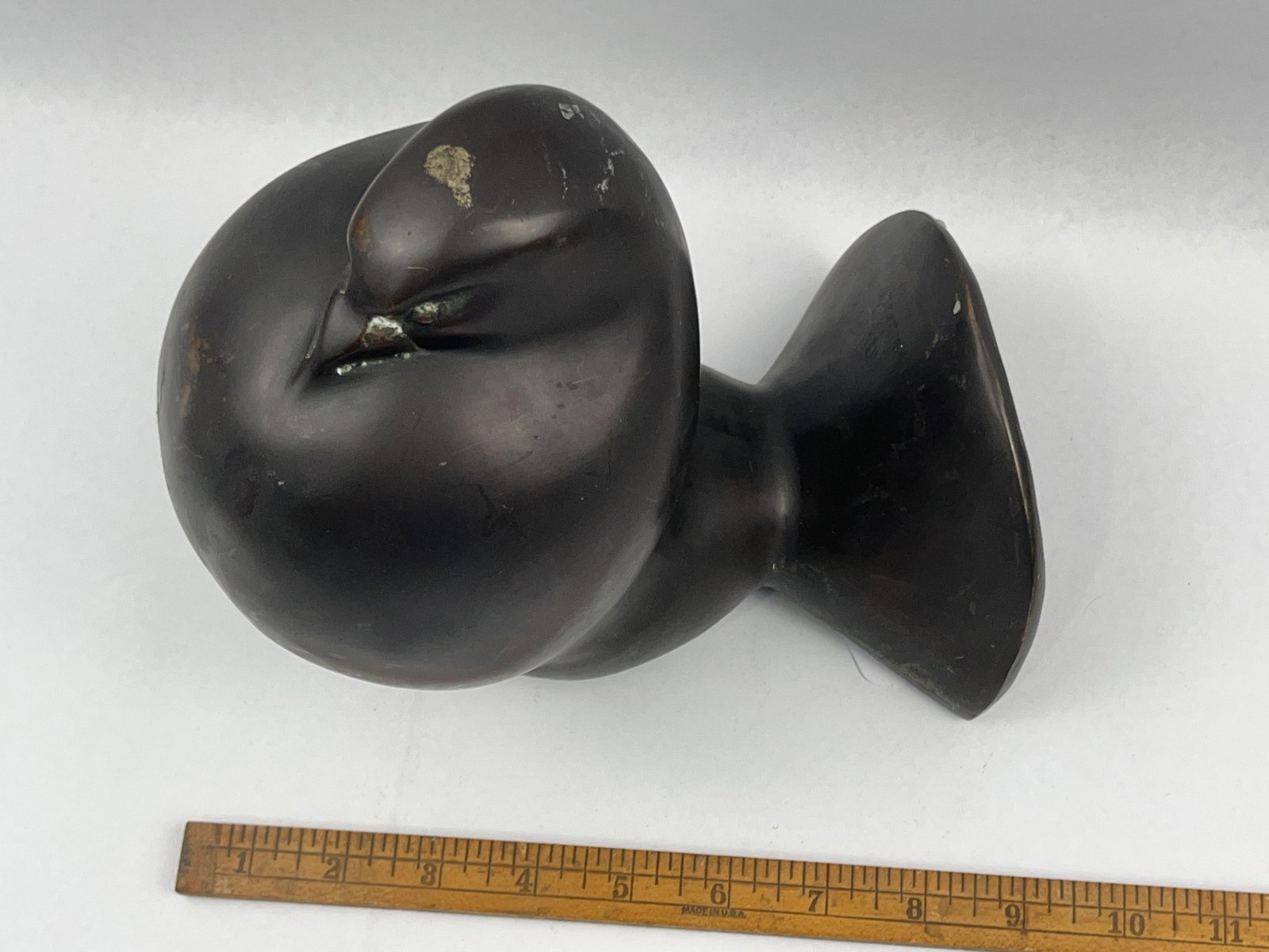 Bronze Sleeping Bird Sculpture - 3