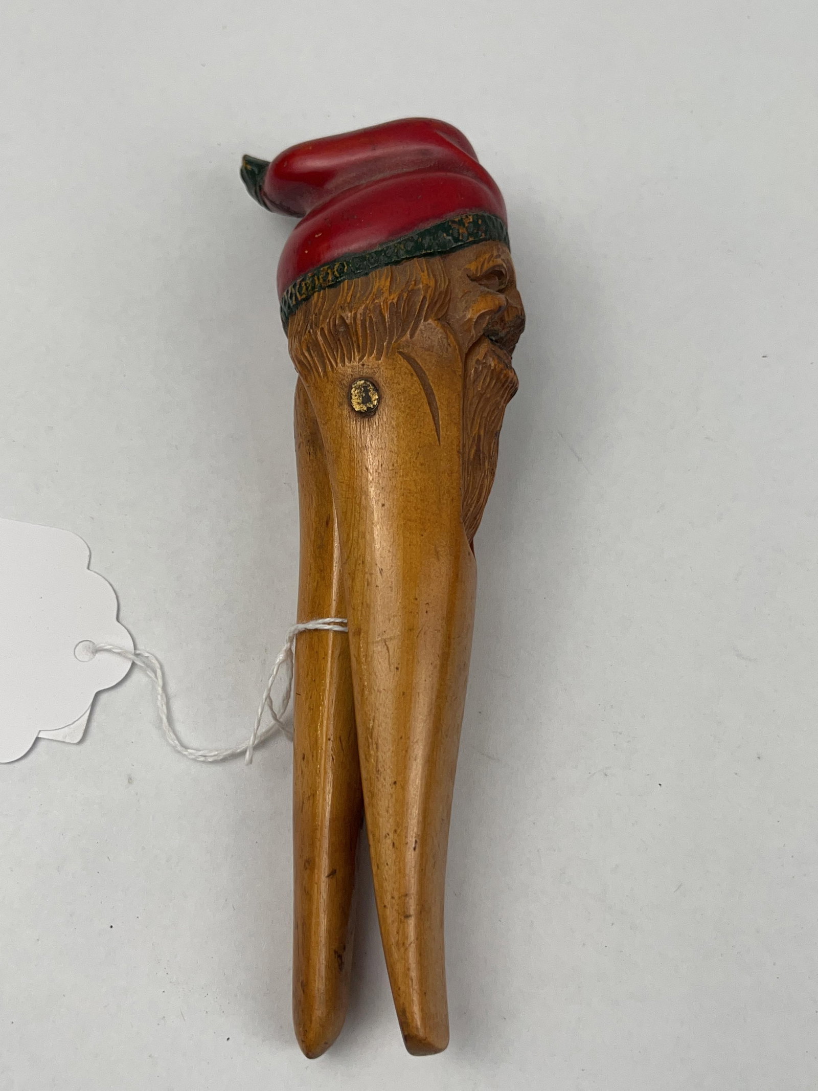 Hand-Carved Wooden Gnome Nutcracker - 2