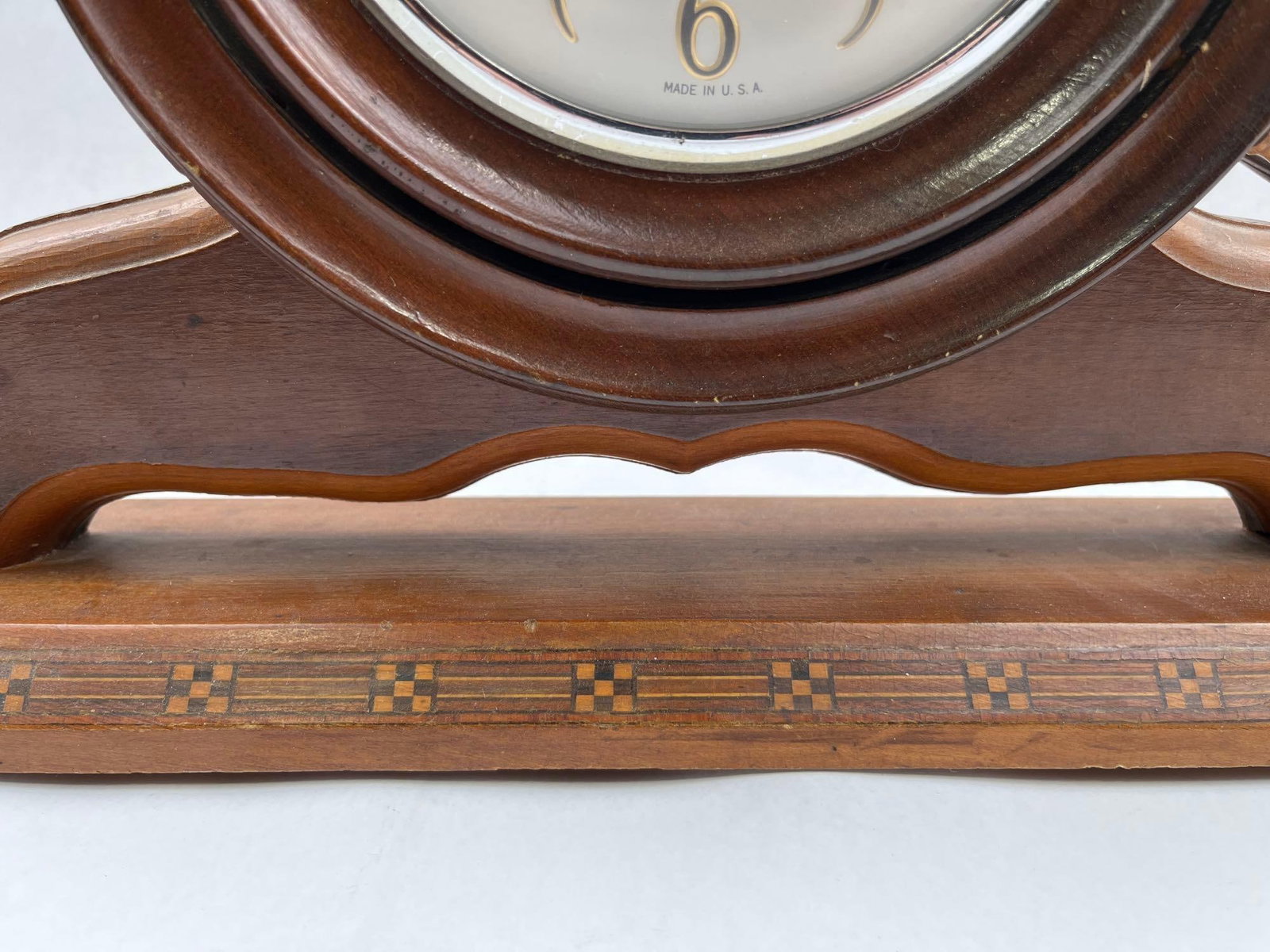 Sessions Ship Wheel Mantel Clock - 3