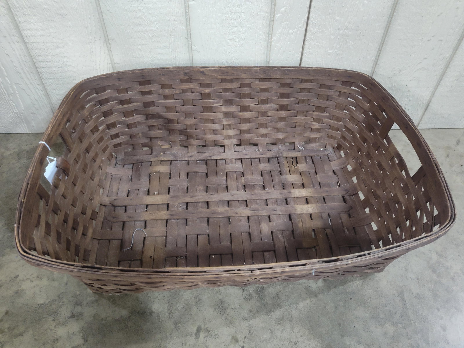 Rectangular Wood Splint Laundry Basket - 2