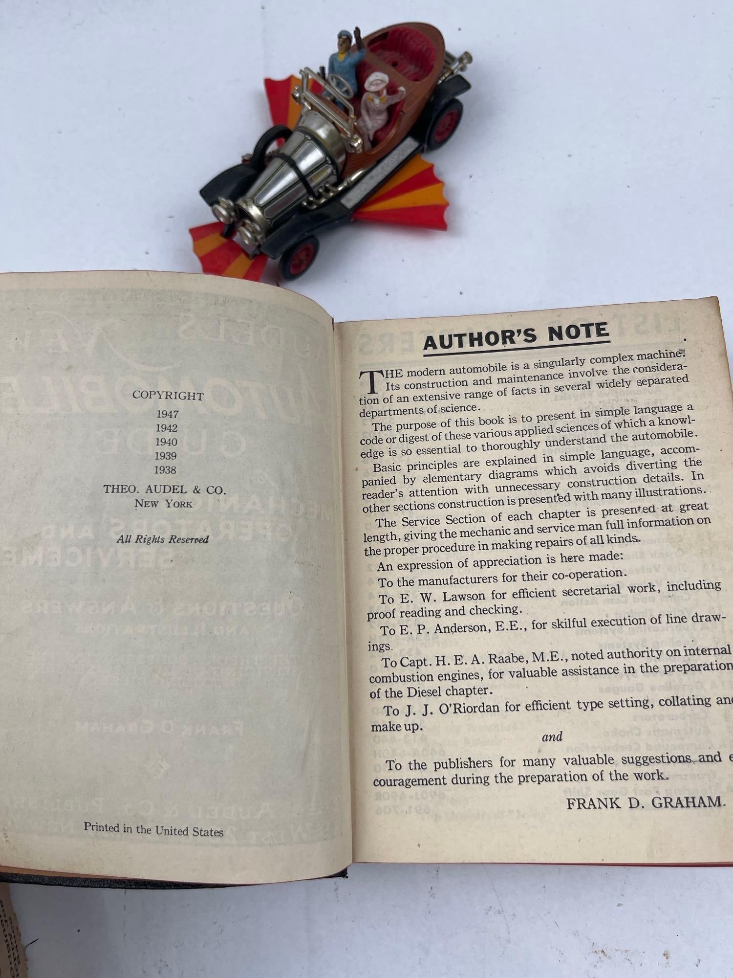 Audels Auto Guide & Corgi Chitty Chitty - 6