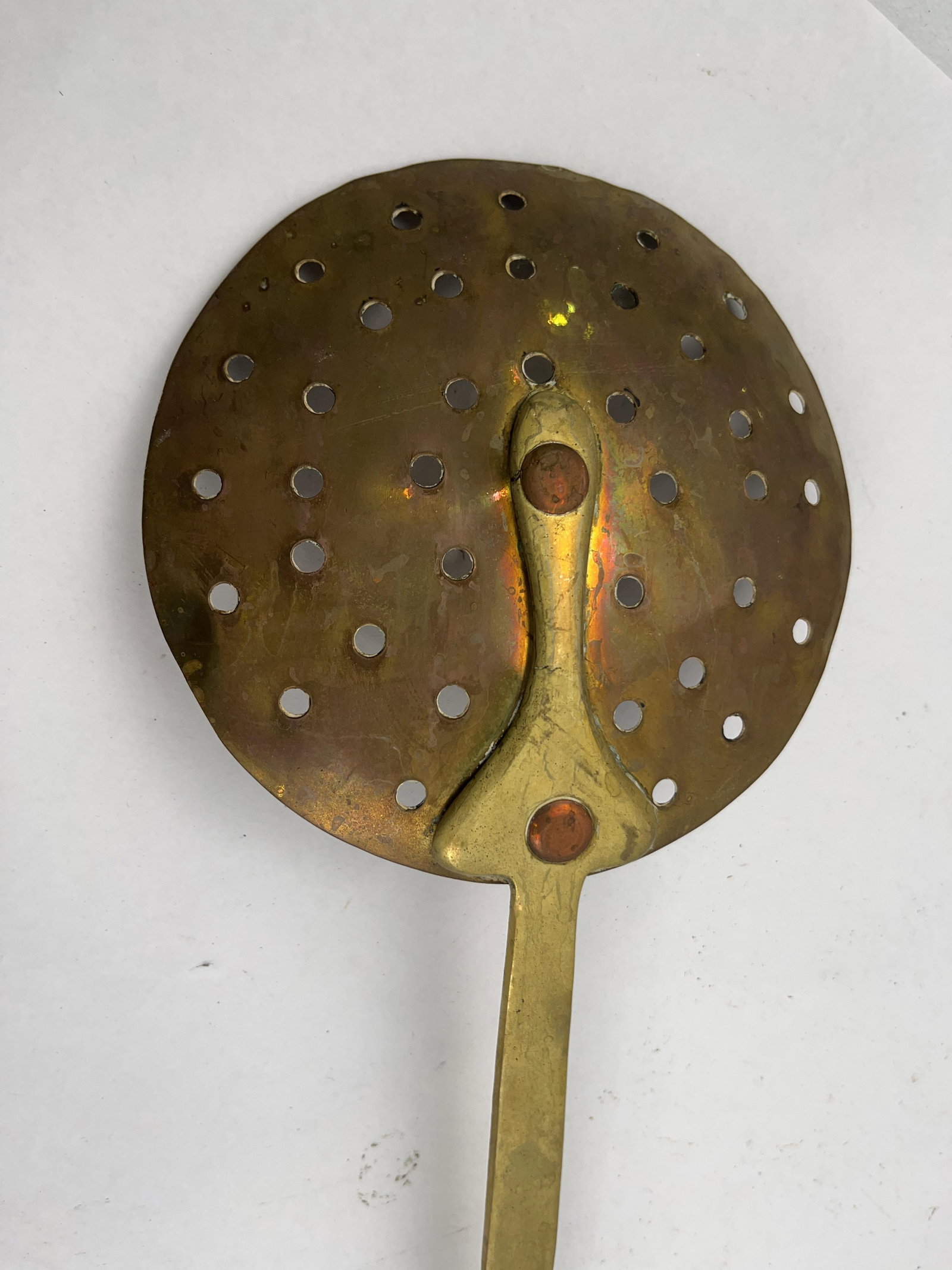 Antique Style Brass Fireside Tools - 10