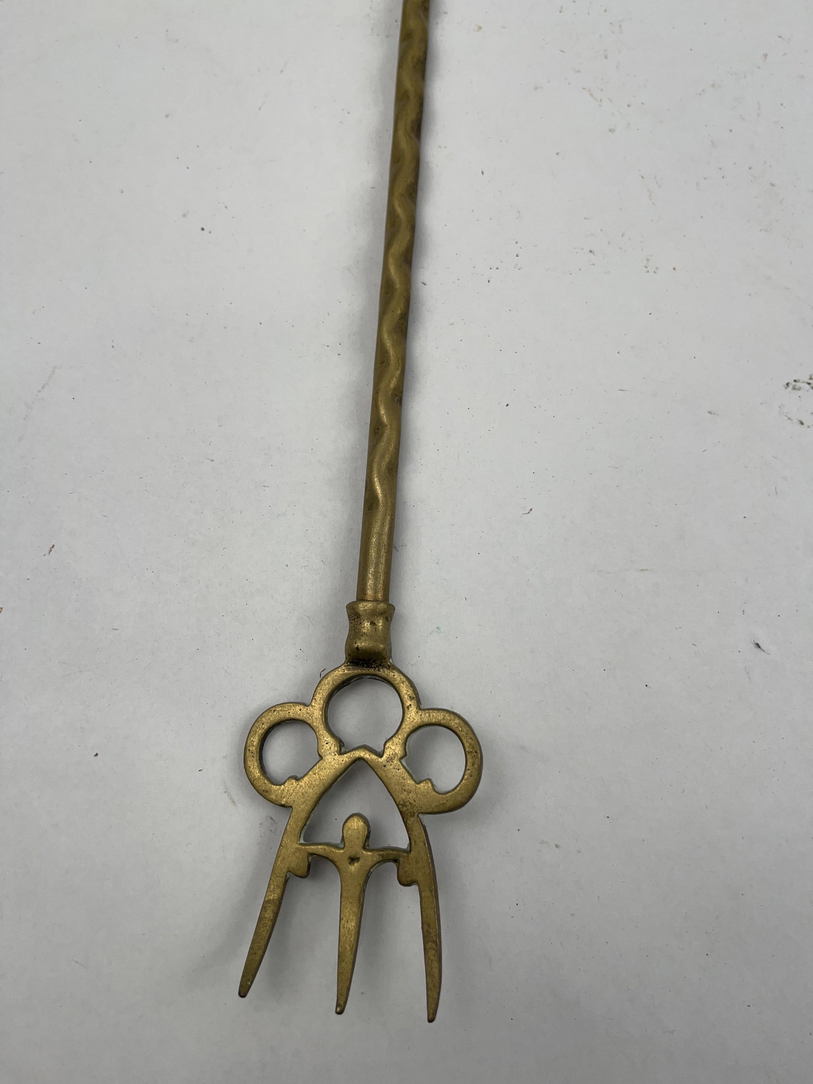 Antique Style Brass Fireside Tools - 11